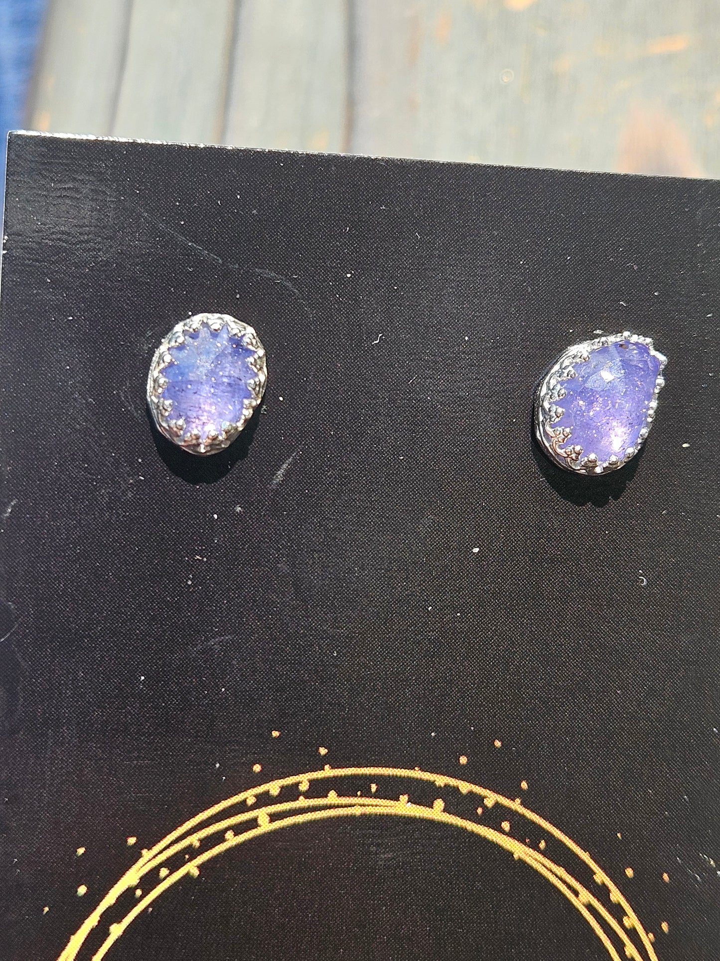 Tanzanite Stud Earrings