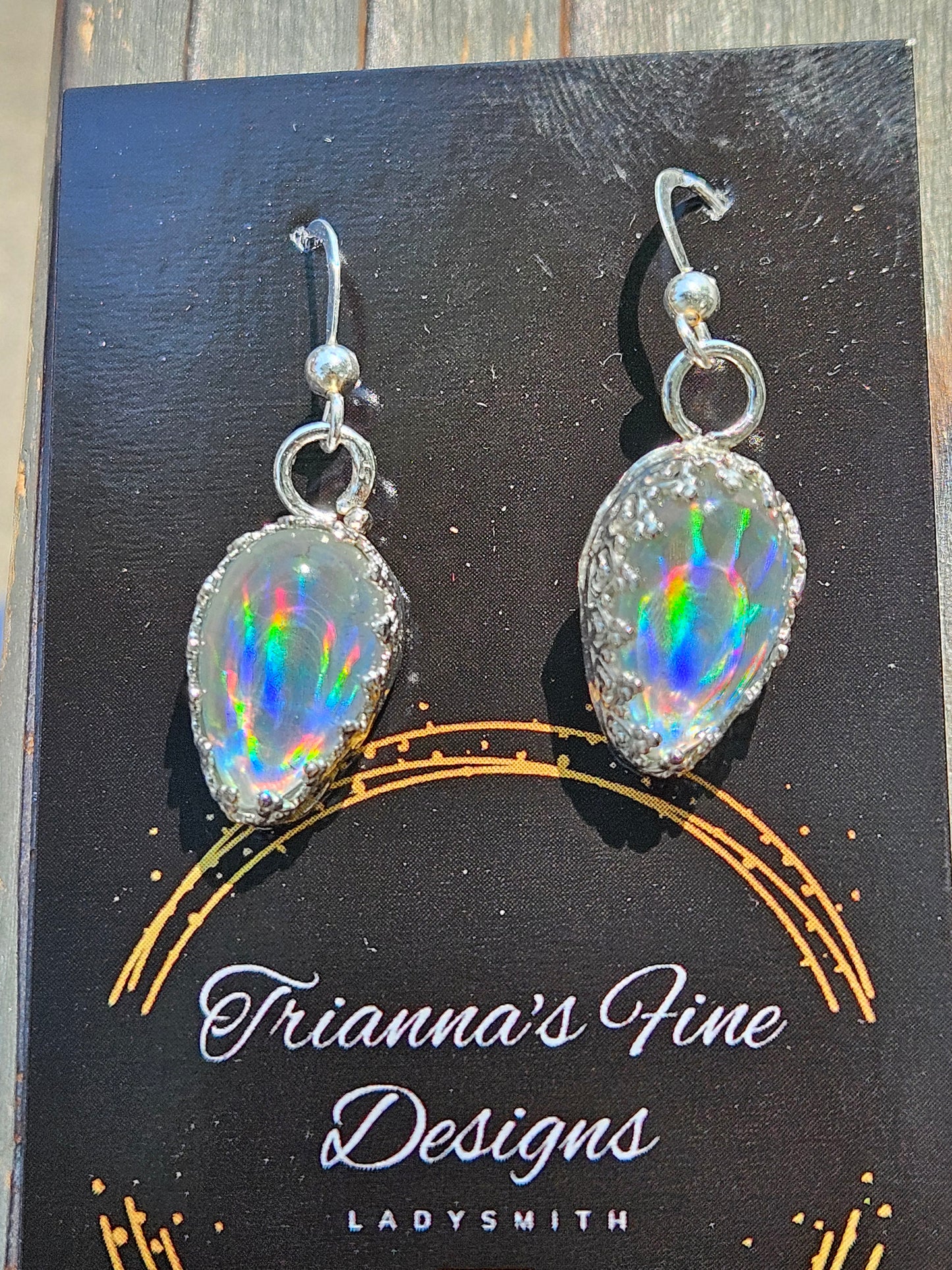 Disco Quartz Earrings