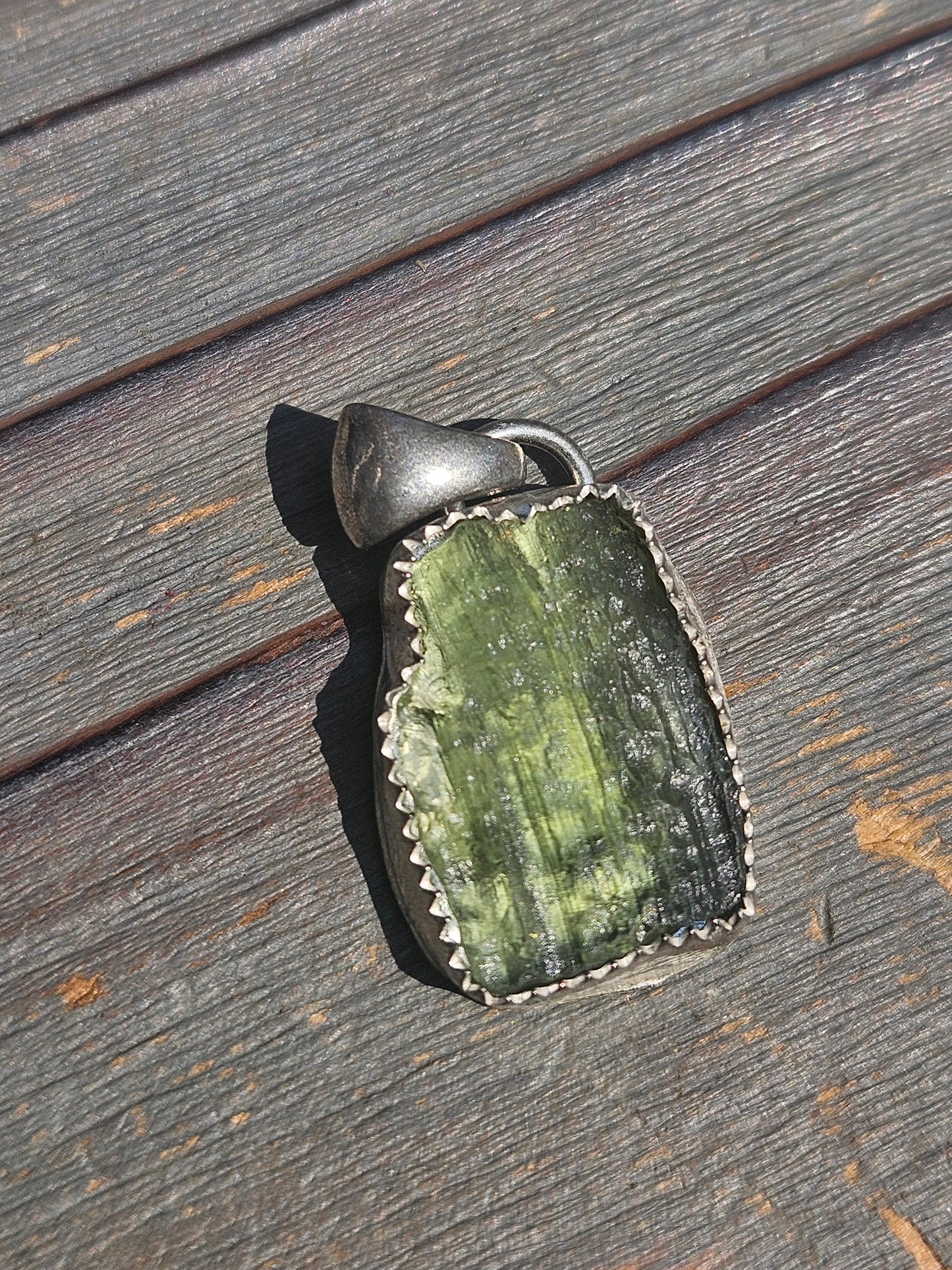 Moldavite Pendant
