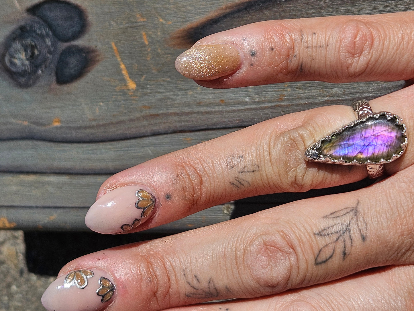 Labradorite Ring, Size 7