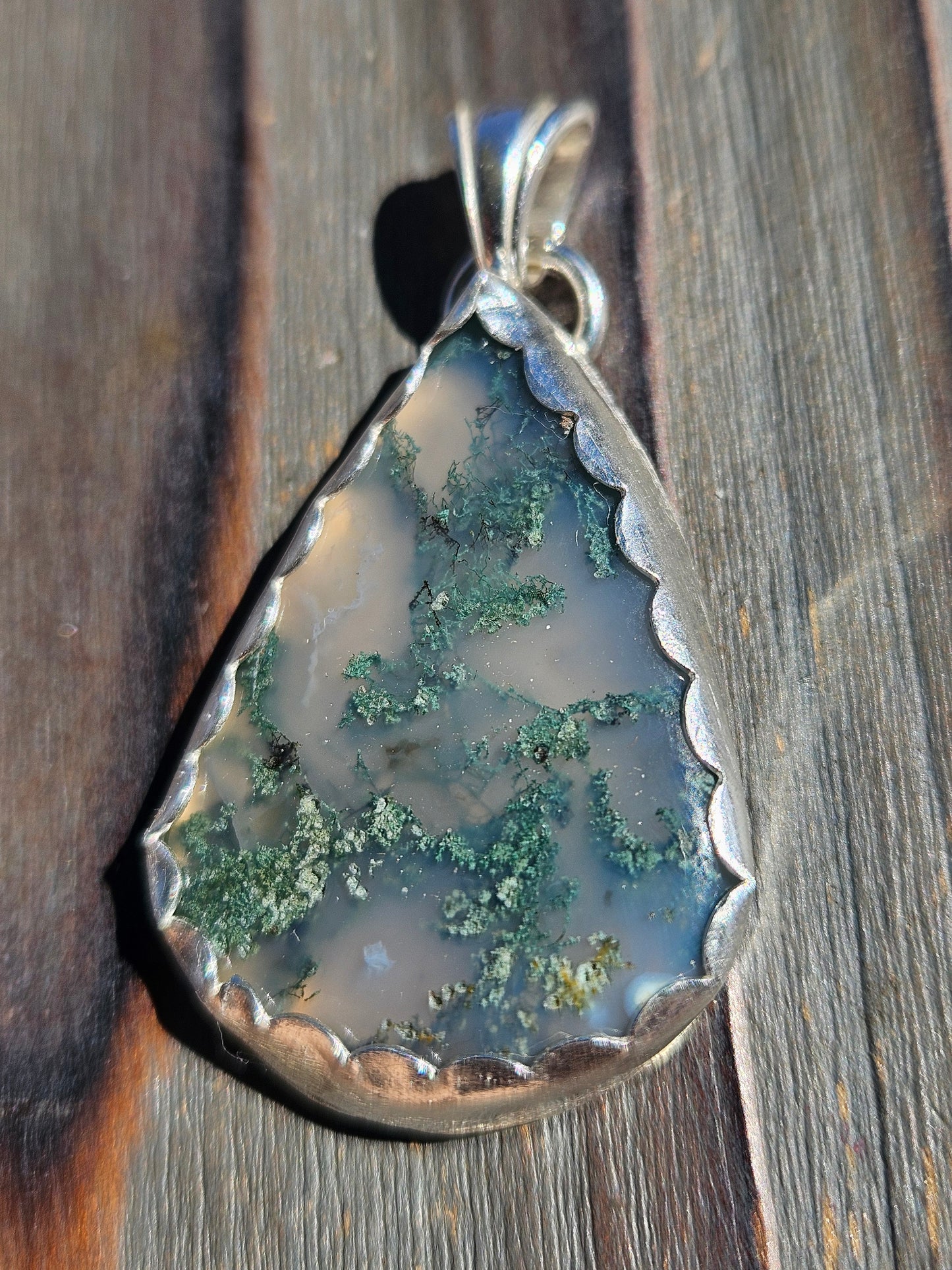 Moss Agate Pendant