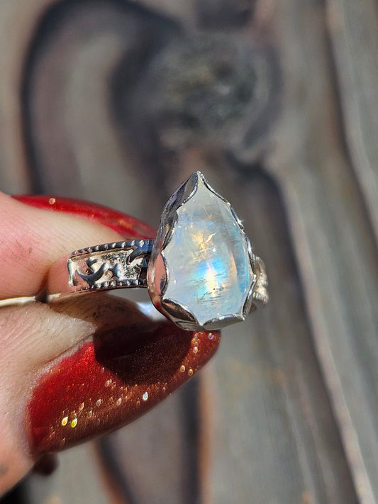 Moonstone Ring, Size 7