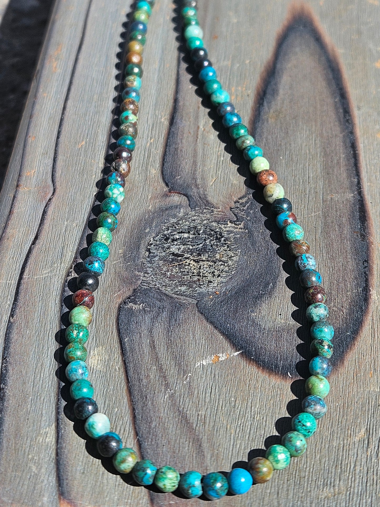Chrysocolla Necklace, 20in