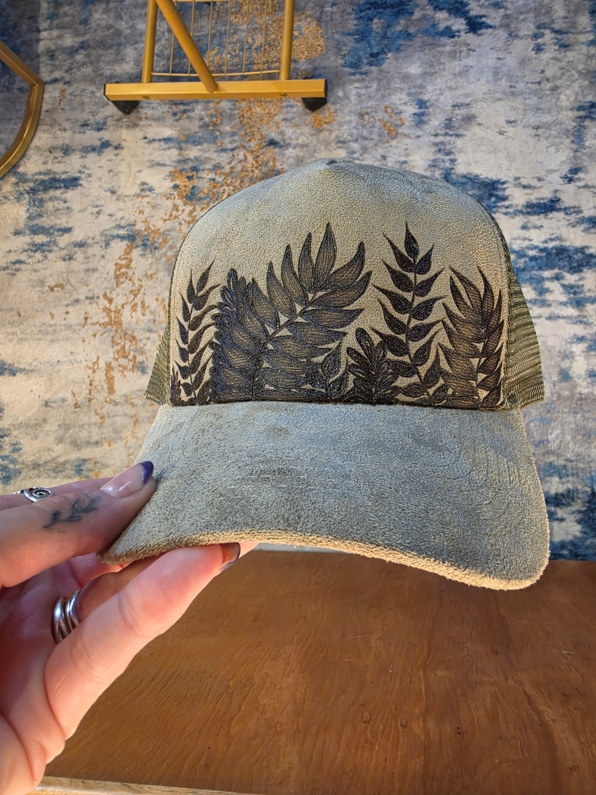 Green Plant baker's Burns Baseball cap