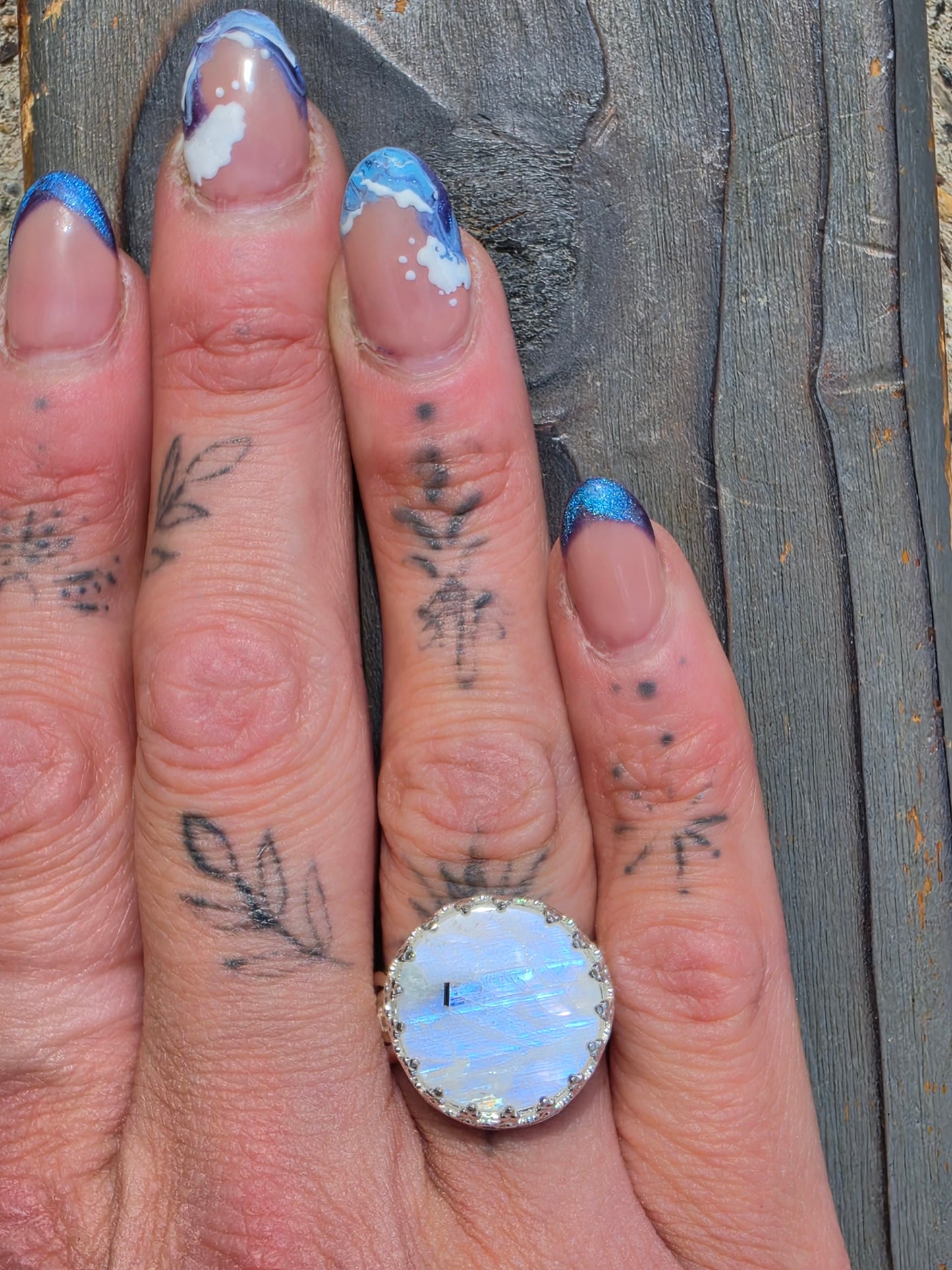 Moonstone Ring, Size 8