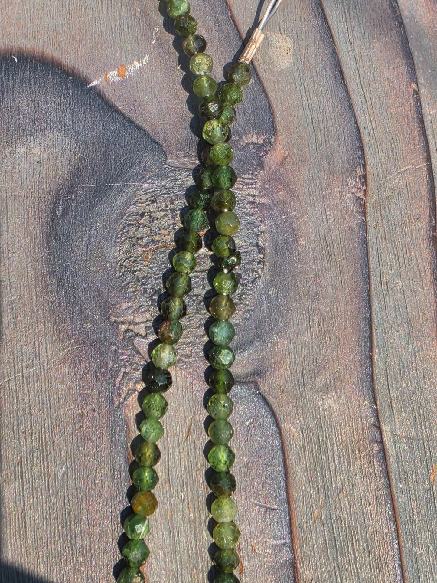 Chrome Diopside Necklace, 19in