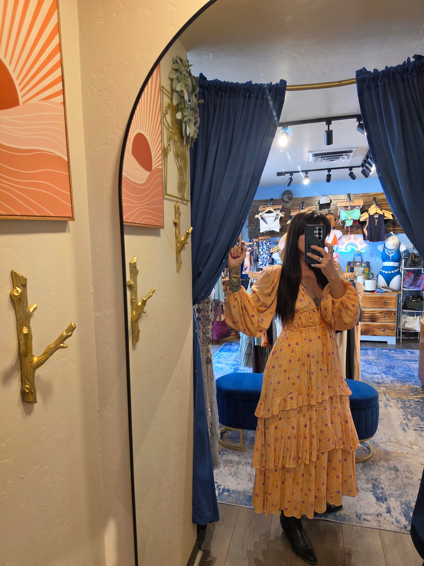 Free People Dress - Orange