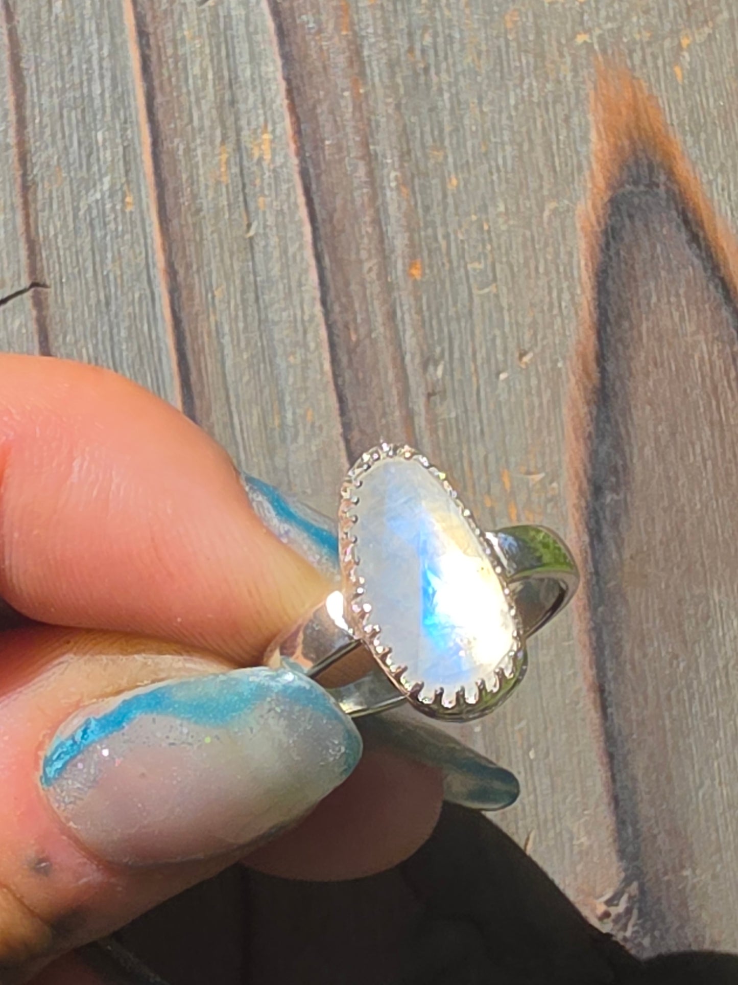 Moonstone Ring, Size 6.5