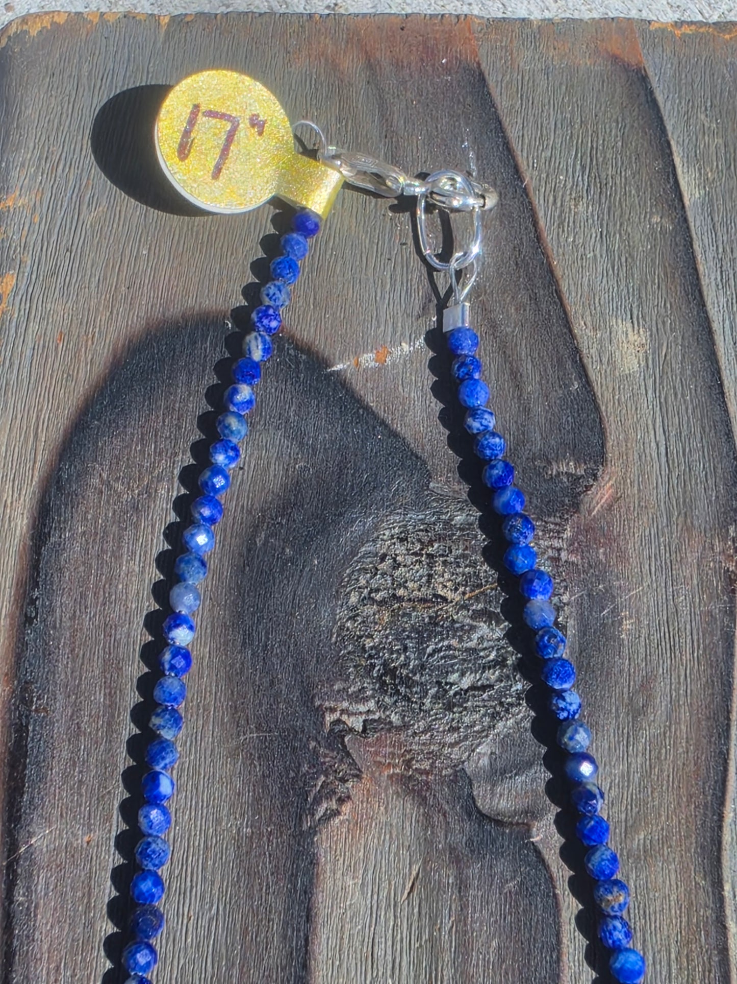 Lapis Lazuli Necklace, 17in