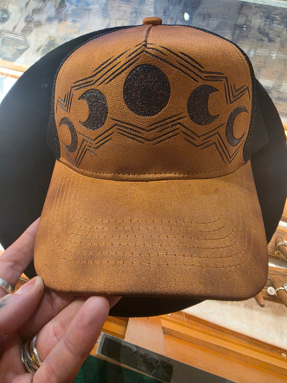 Moon Phase Baseball Hat from Bakers Burns