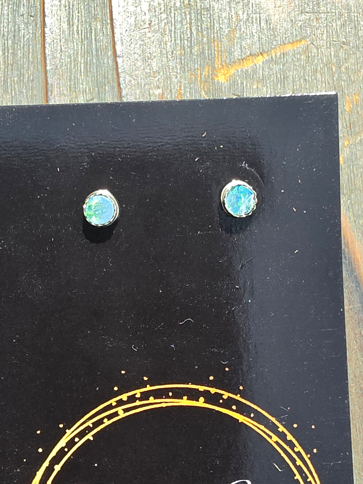 Australian Opal Stud Earrings