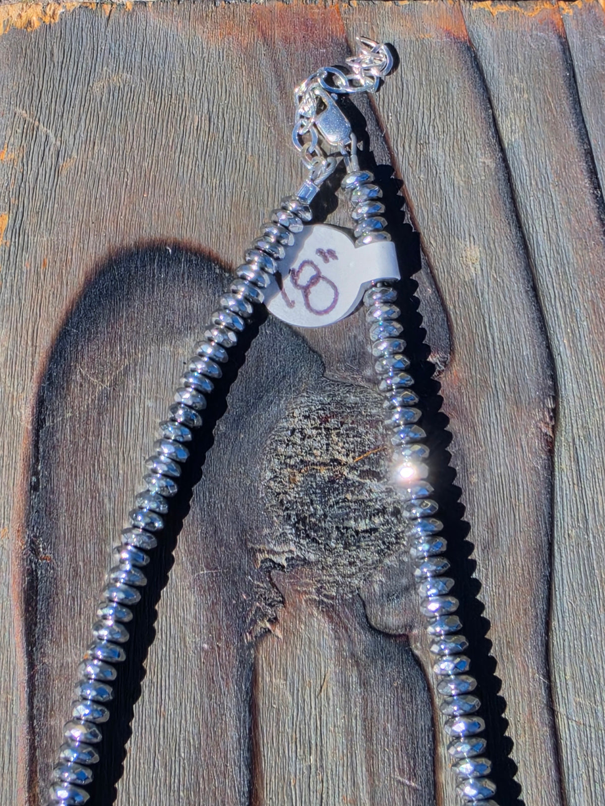 Silver Necklace, 18in