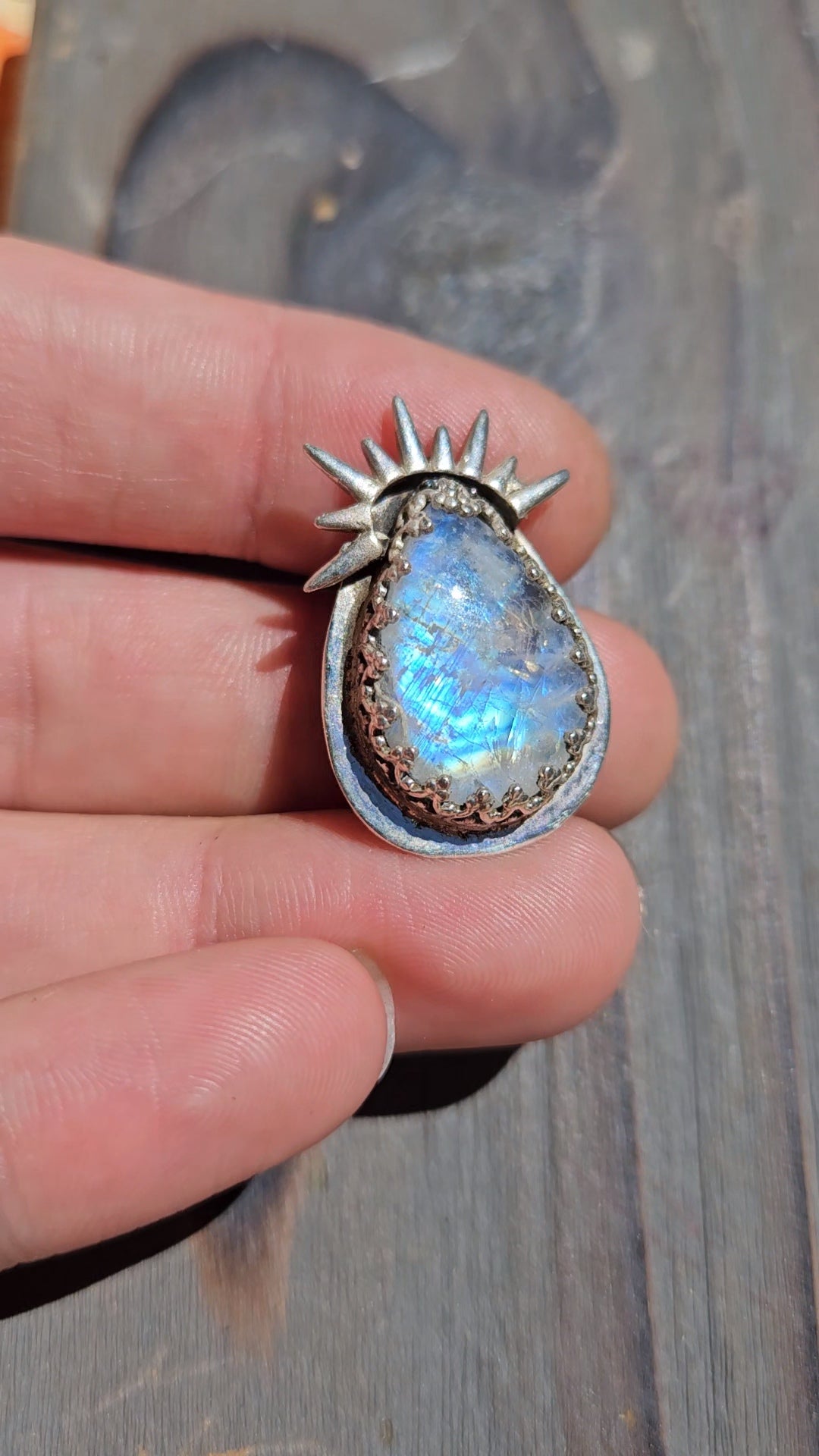 "Liberty" Moonstone Pendant