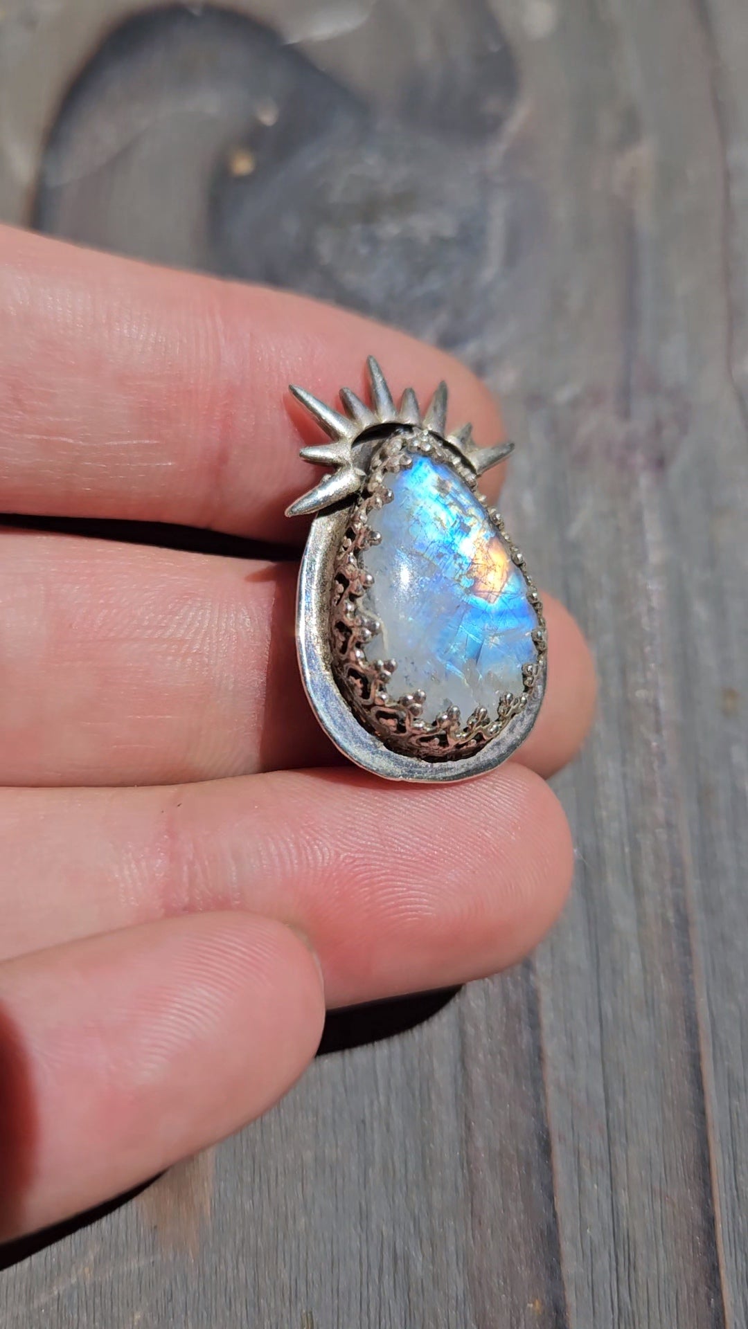 "Liberty" Moonstone Pendant