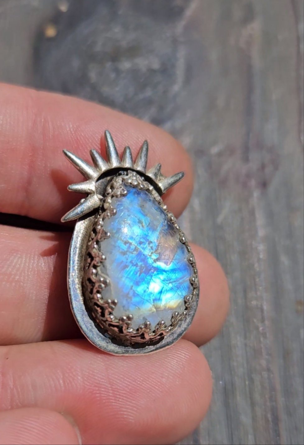 "Liberty" Moonstone Pendant