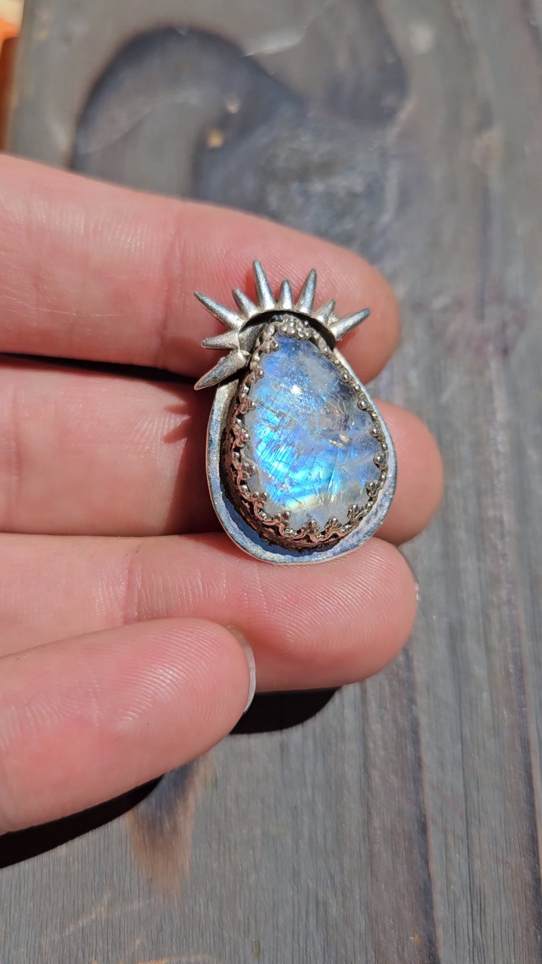 "Liberty" Moonstone Pendant