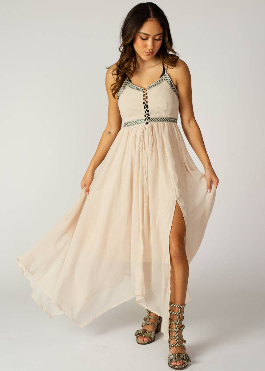 Women's Darva Dress in Ecru