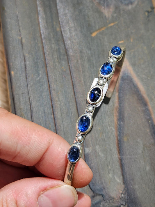 Blue Kyanite Cuff Bracelet