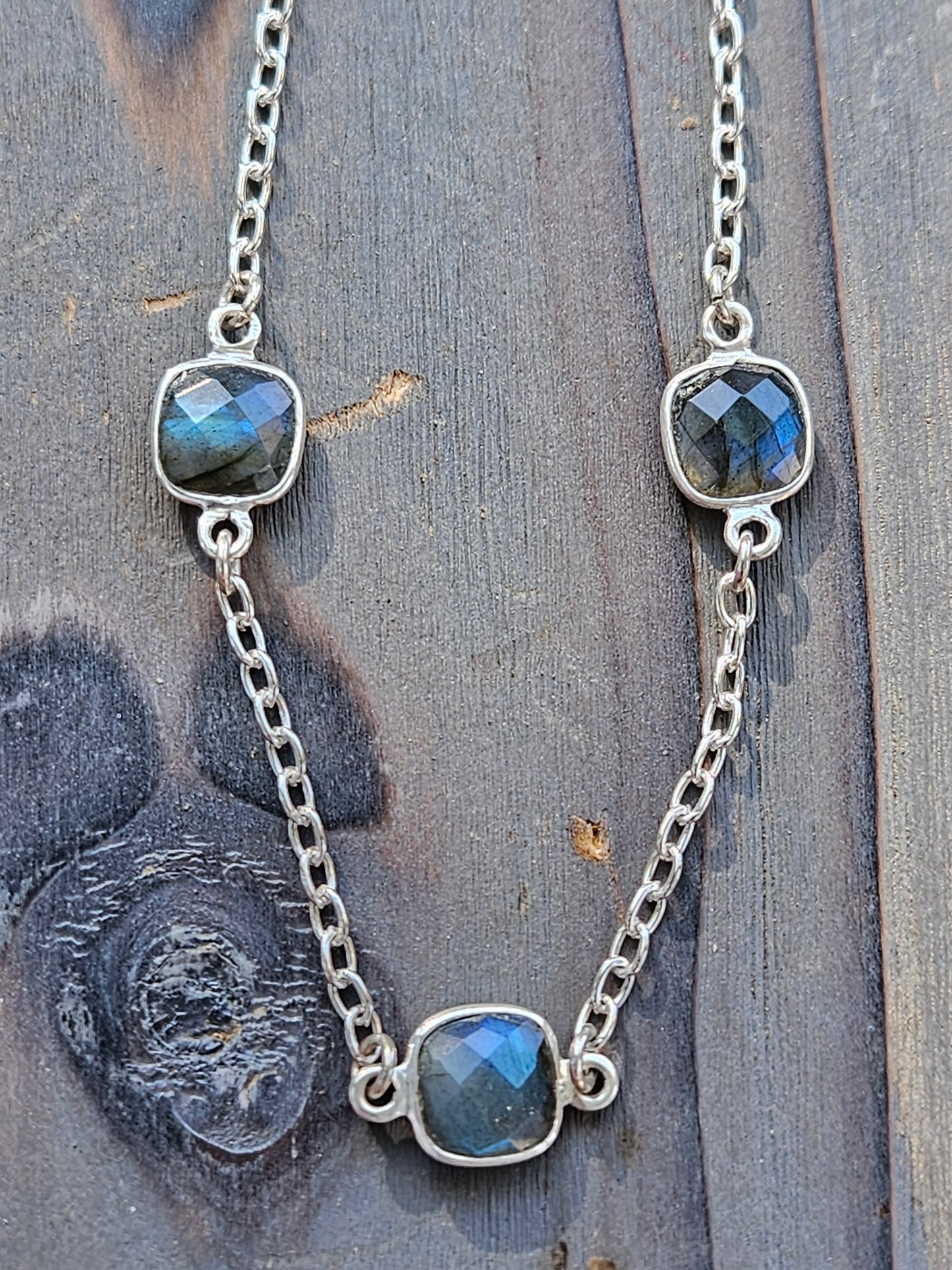 Labradorite Linked Necklace