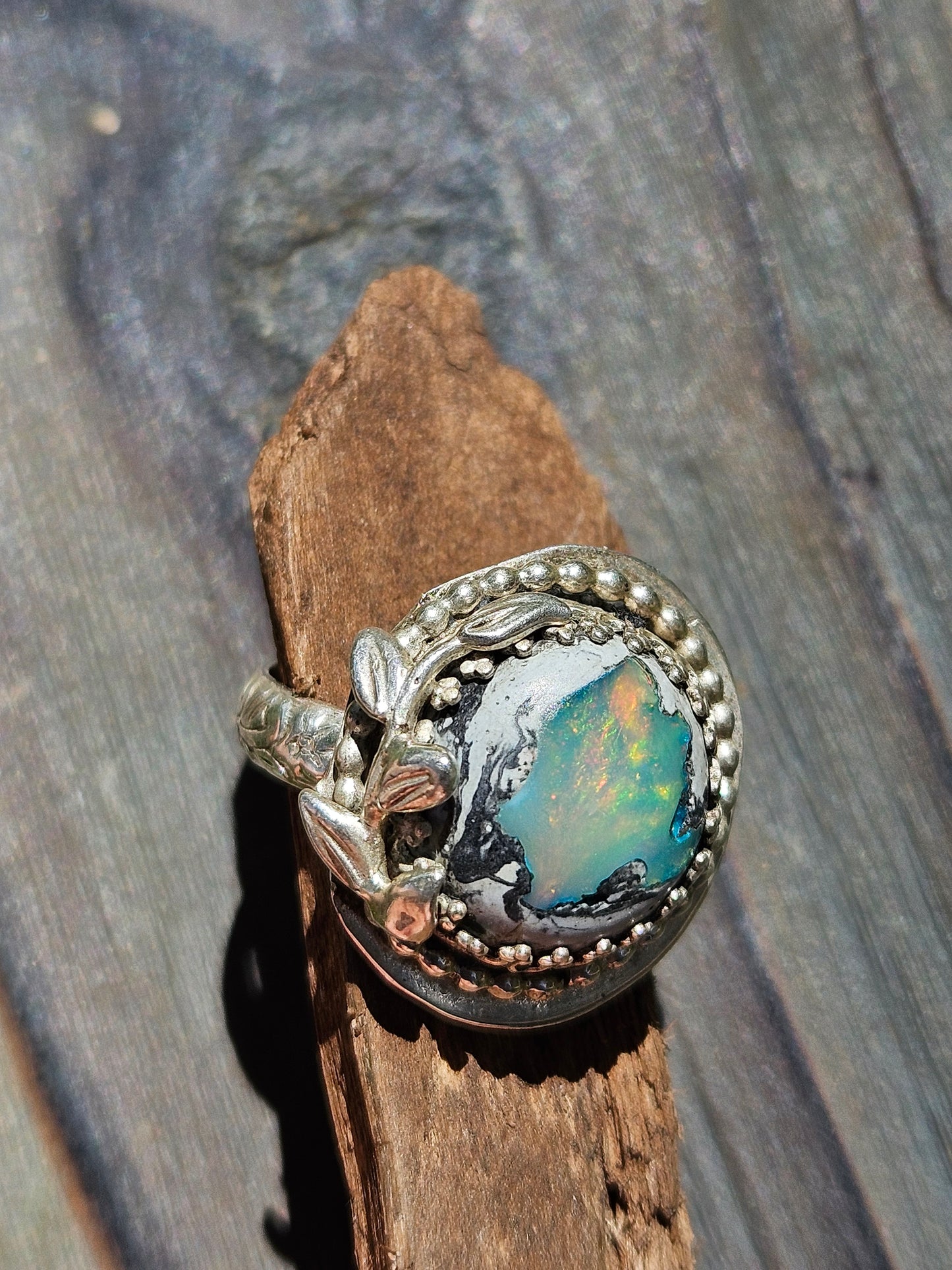 Galaxy Opal Vines, Ring Size 10