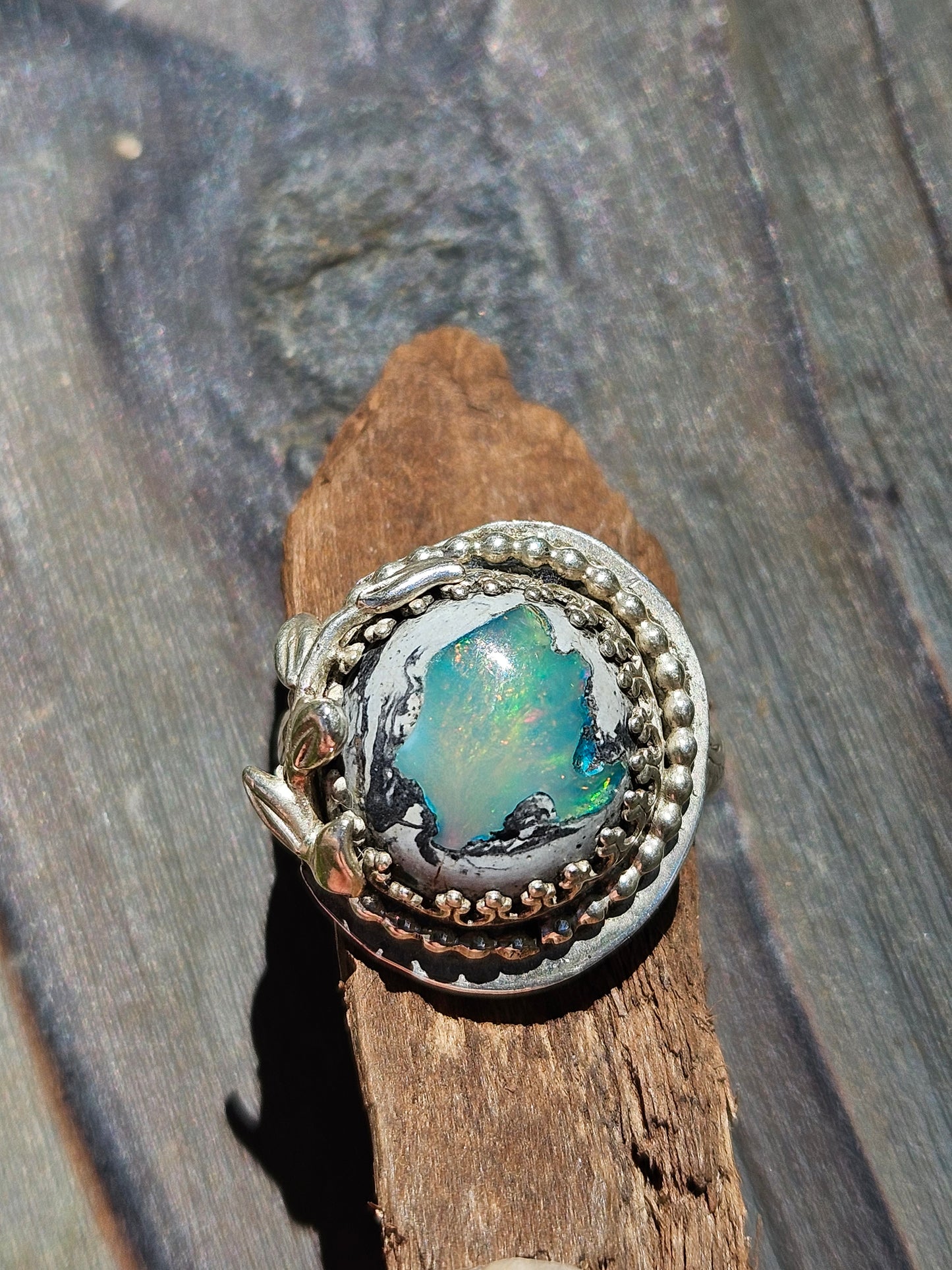 Galaxy Opal Vines, Ring Size 10