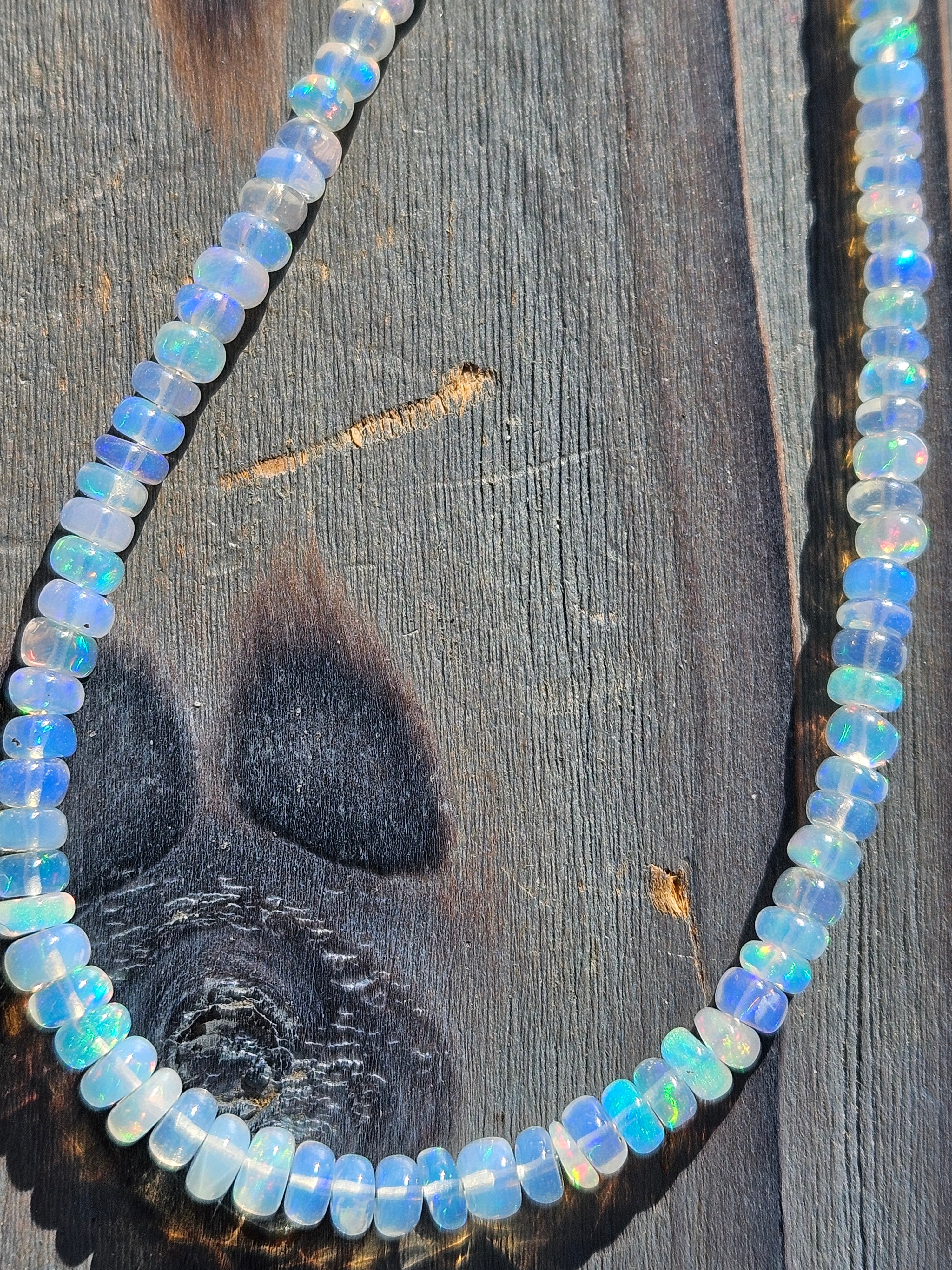 My 6.5ct Ethiopian Opal necklace. : r/Gemstones