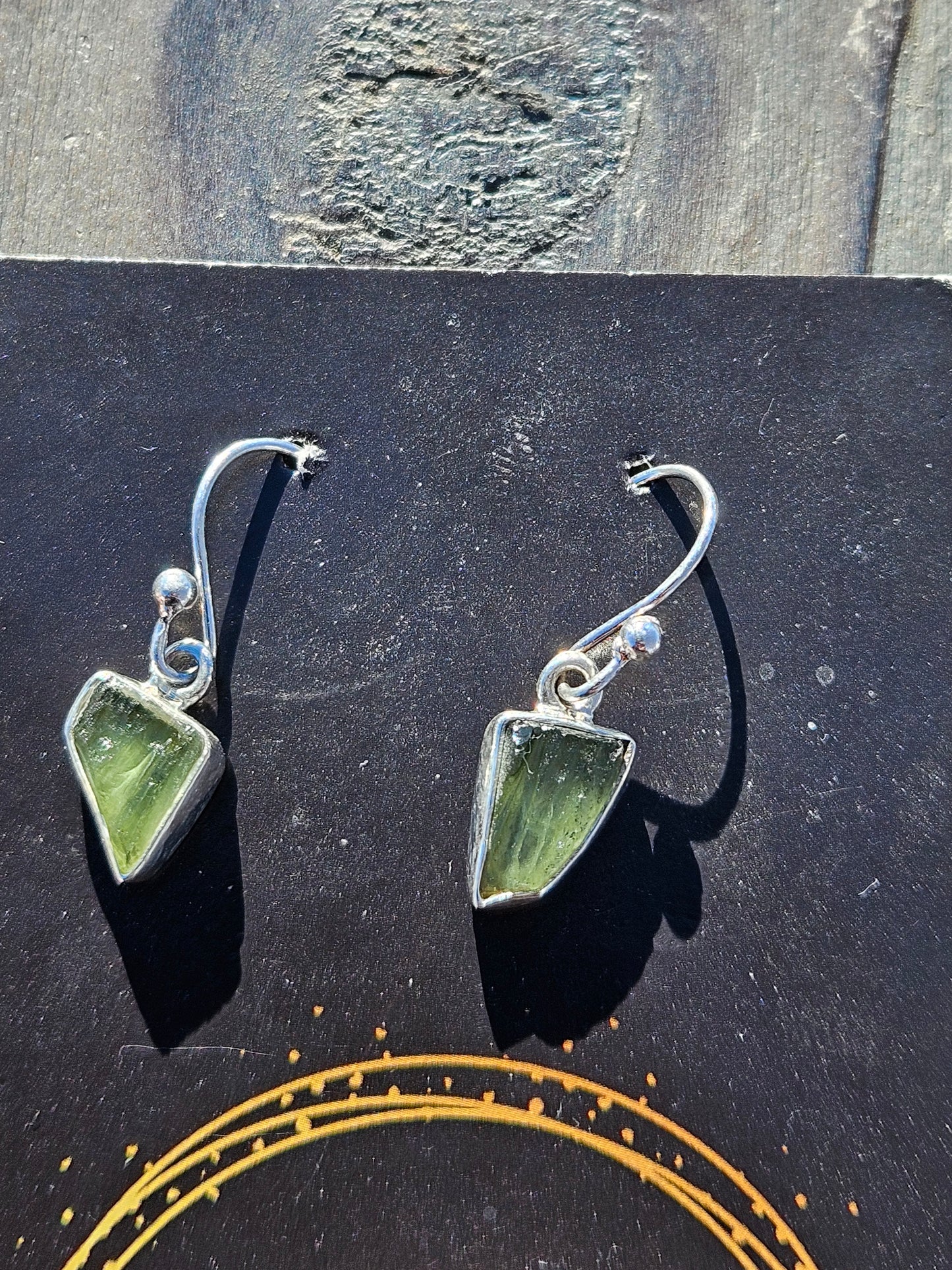 "Moldavite Mini's" Earrings