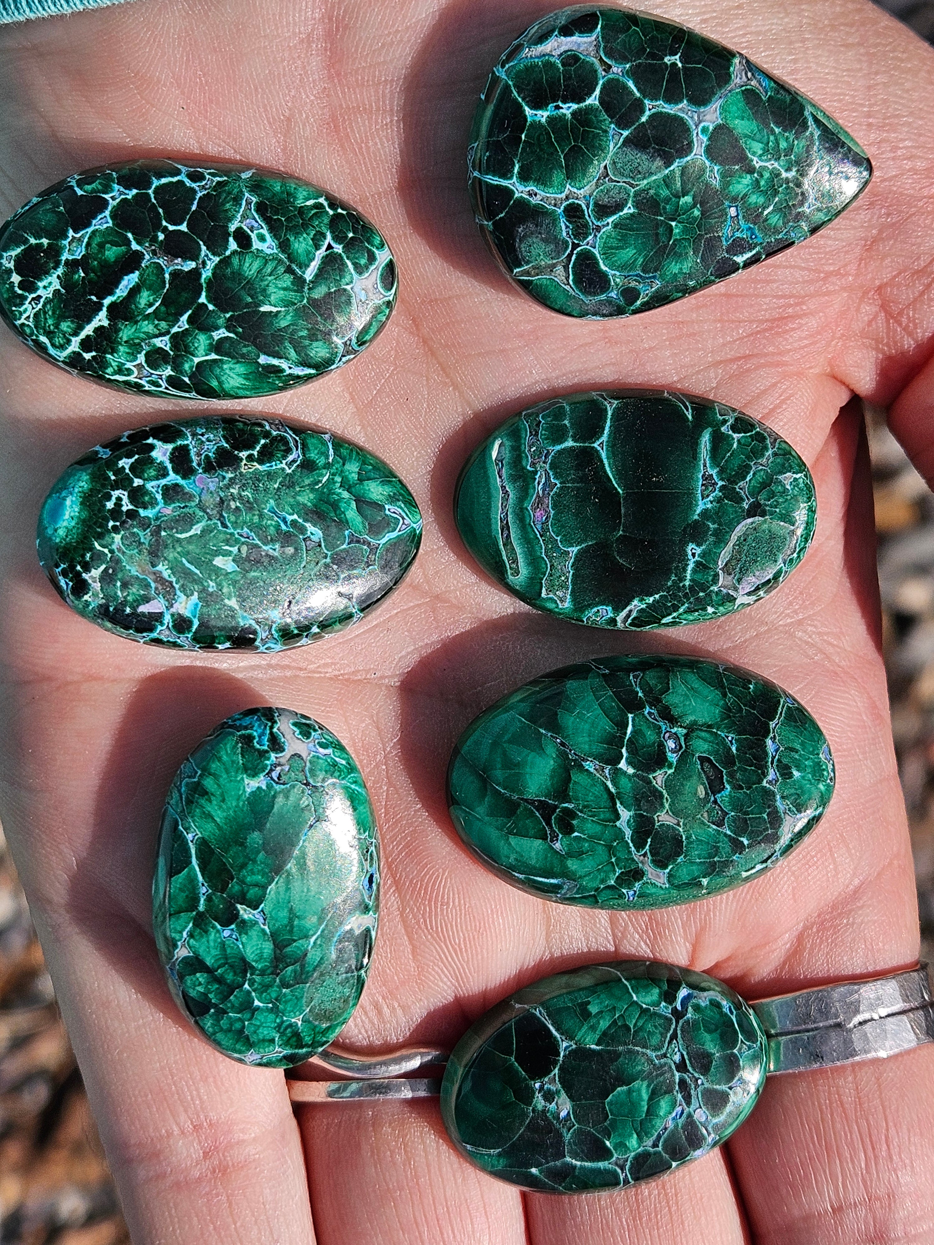 5 Pieces Chrysocolla Malachite Cabochon | Chrysocolla Malachite Cab | Chrysocolla Malachite deals Stone | Green Chrysocolla Malchite Natural Cabs