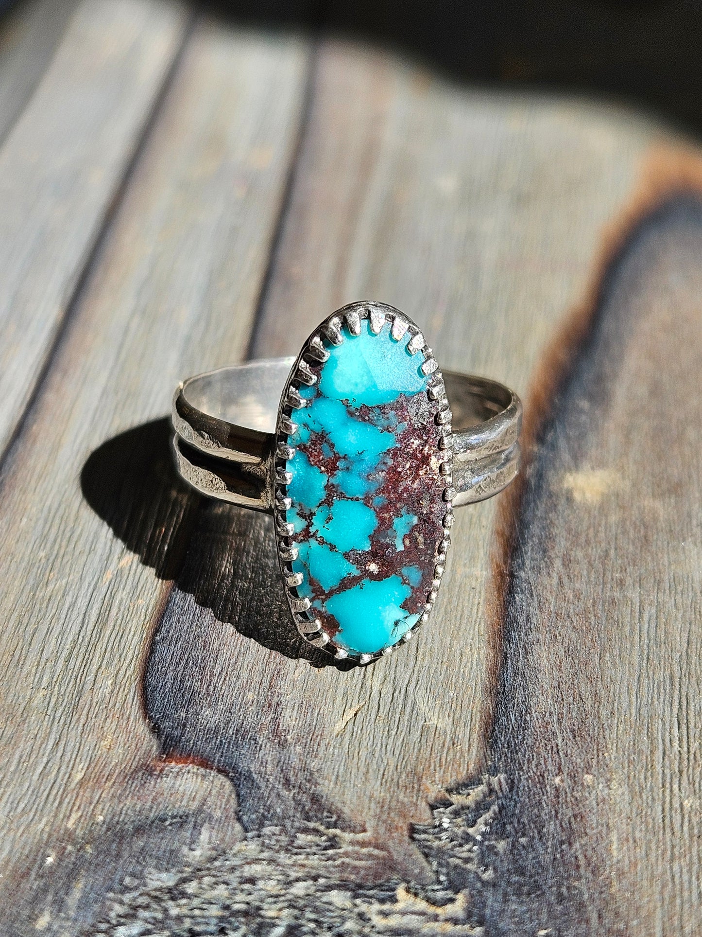 Heubi Turquoise Ring, 8