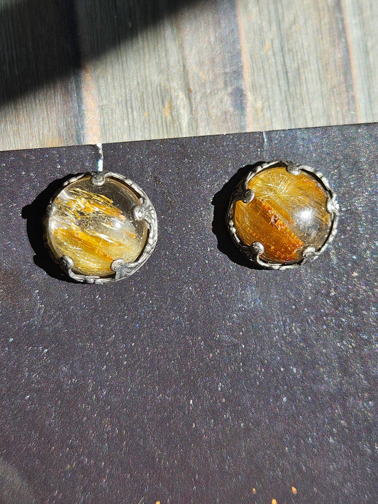 "Mistress" Rutile Earrings