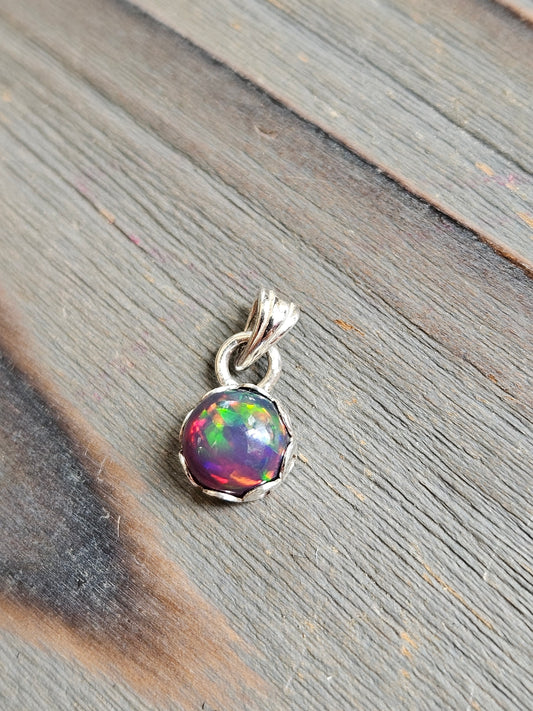 Black Opal Mini Pendant