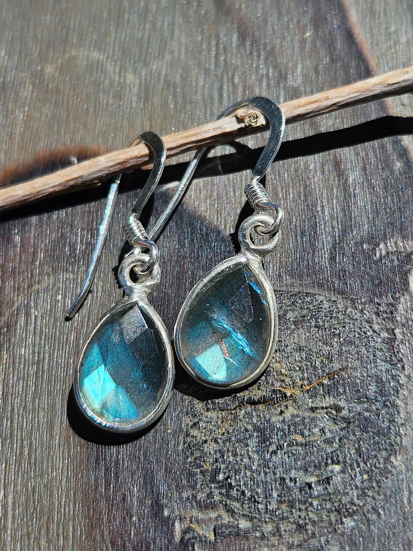 Labradorite Earrings