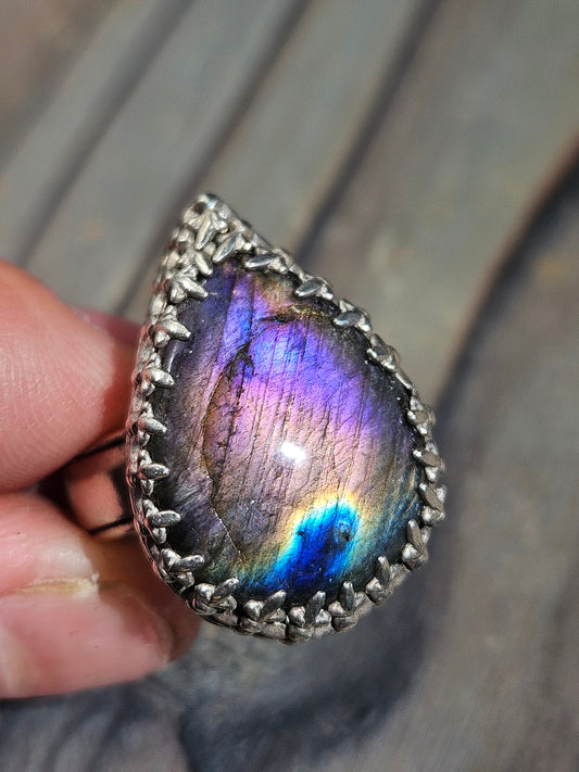 Labradorite Ring, Size 7