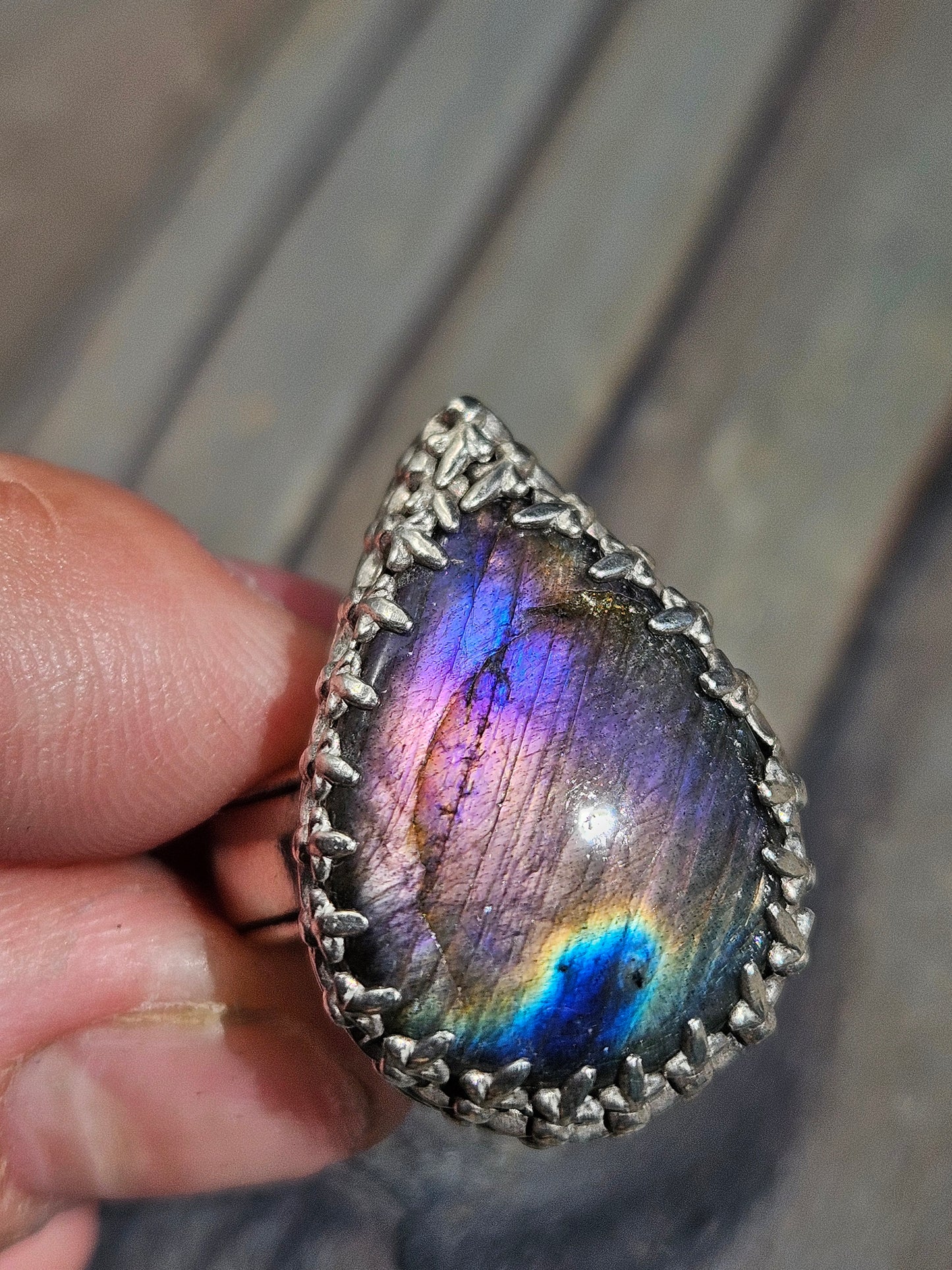 Labradorite Ring, Size 7