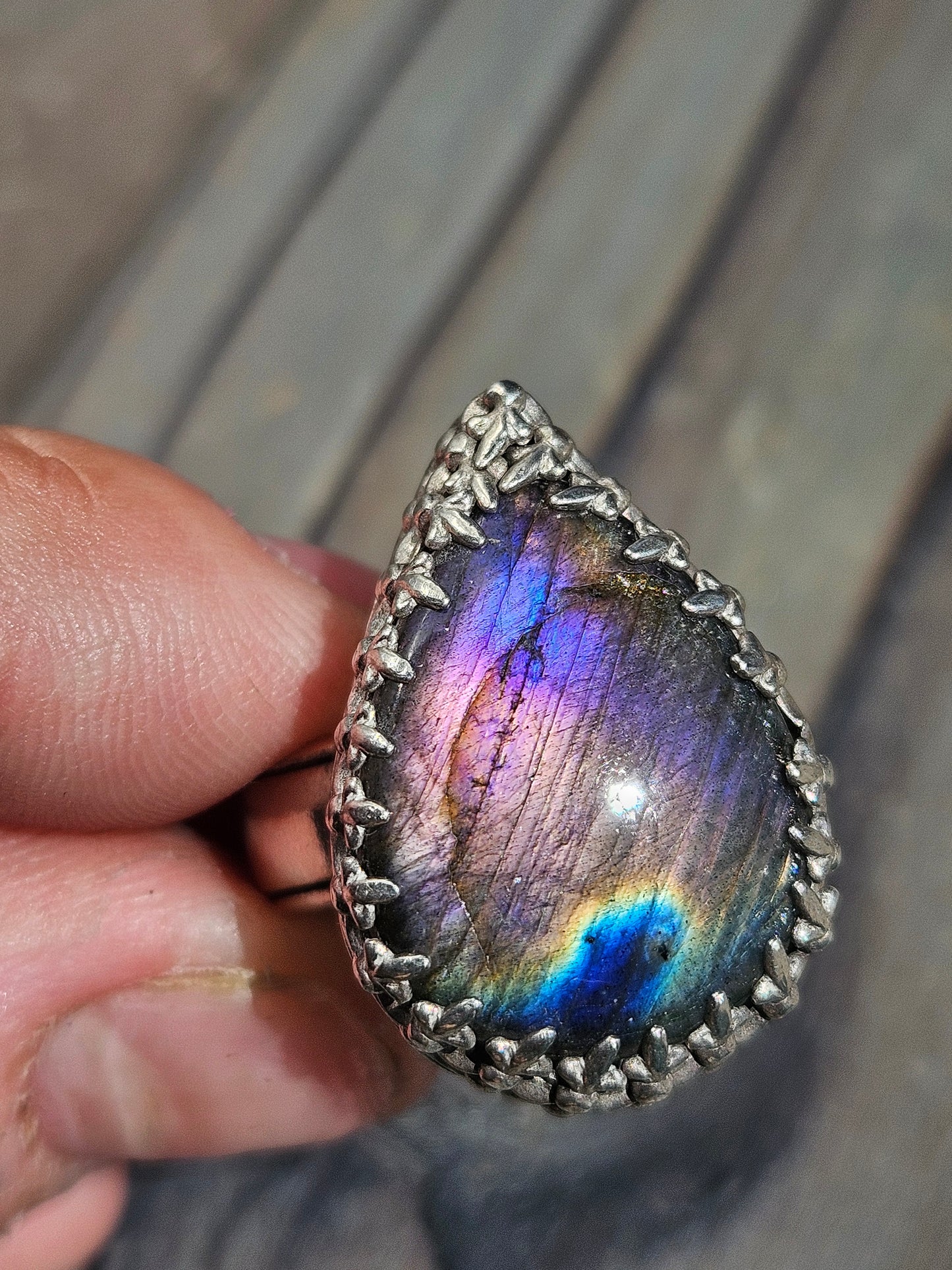 Labradorite Ring, Size 7