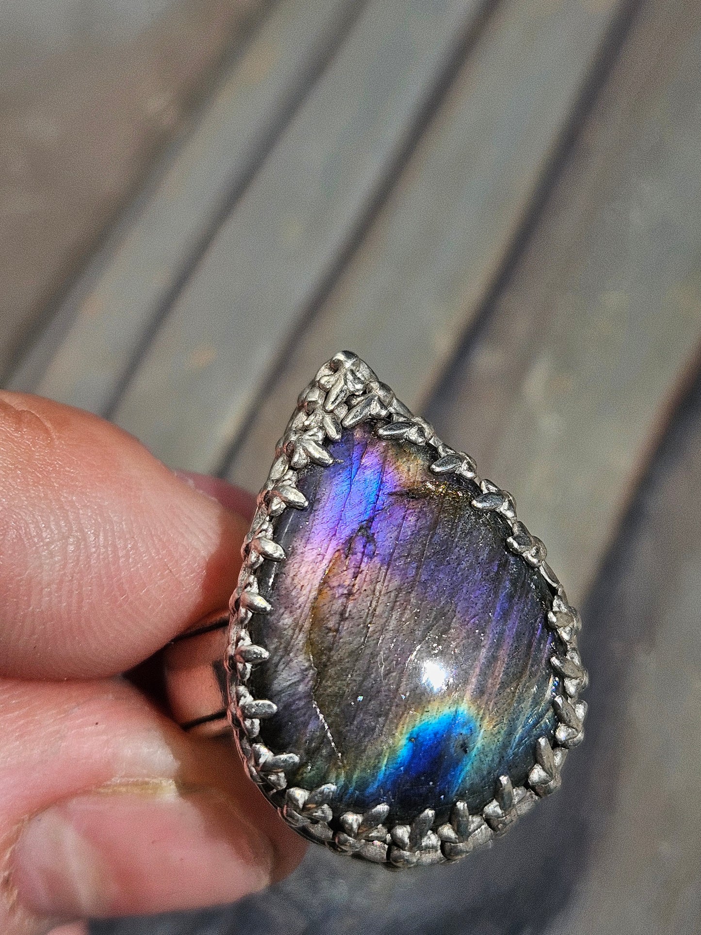 Labradorite Ring, Size 7