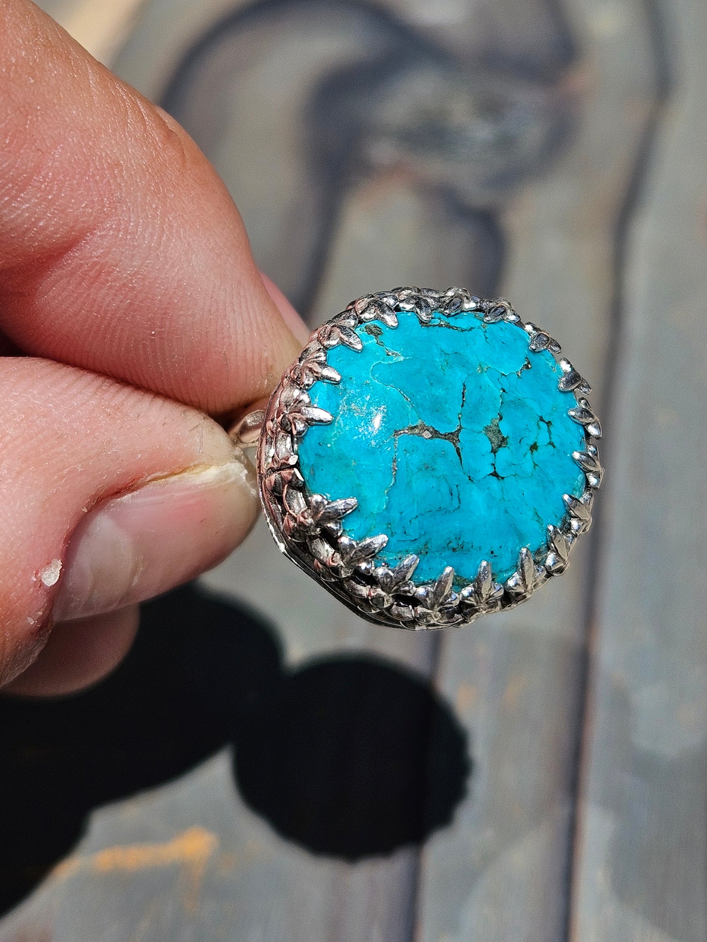 Turquoise Ring, Size 8.5