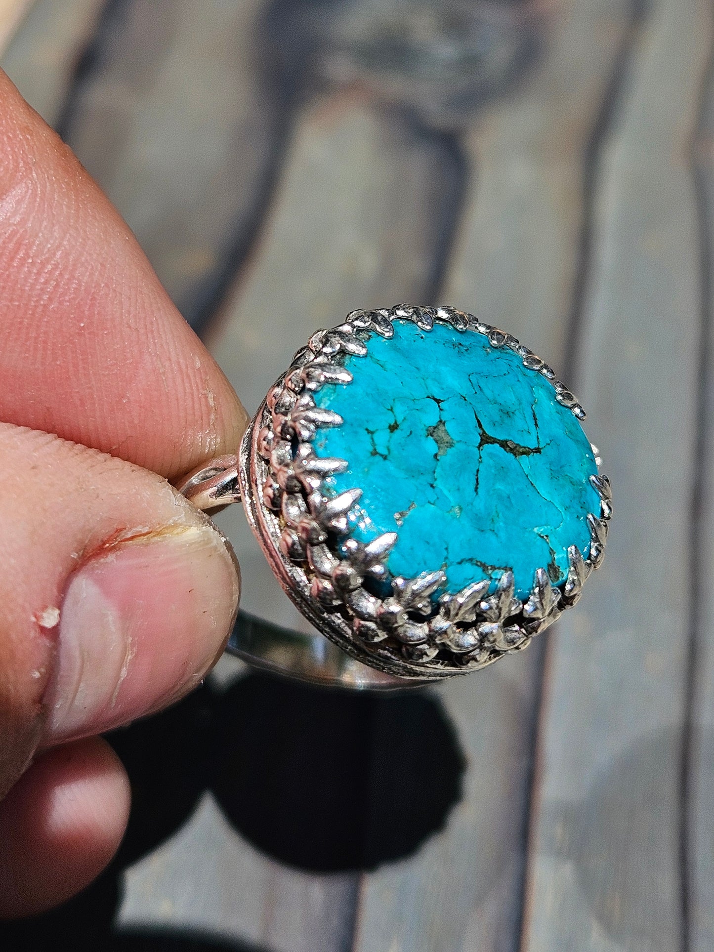 Turquoise Ring, Size 8.5