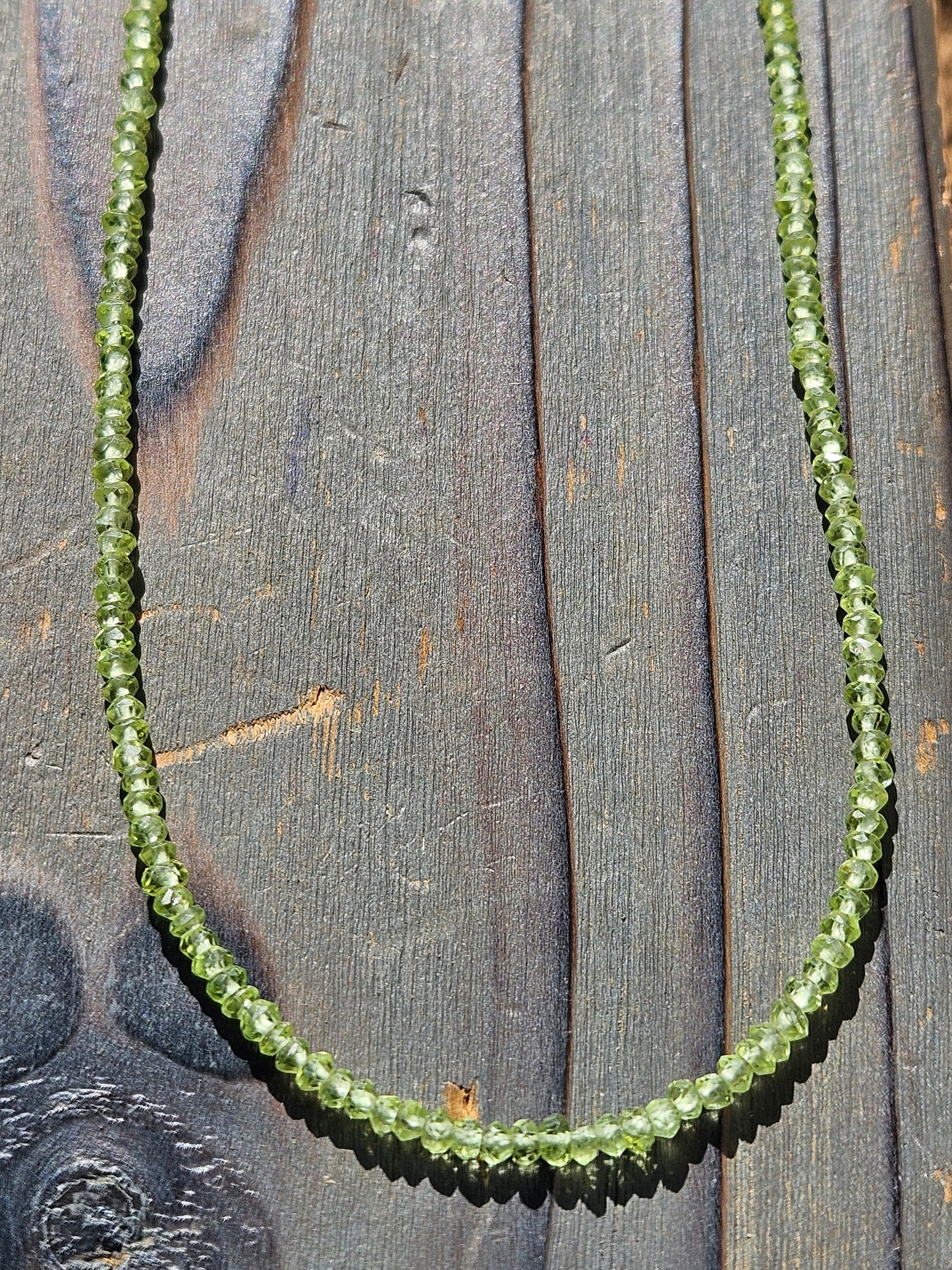 Peridot Choker Chain