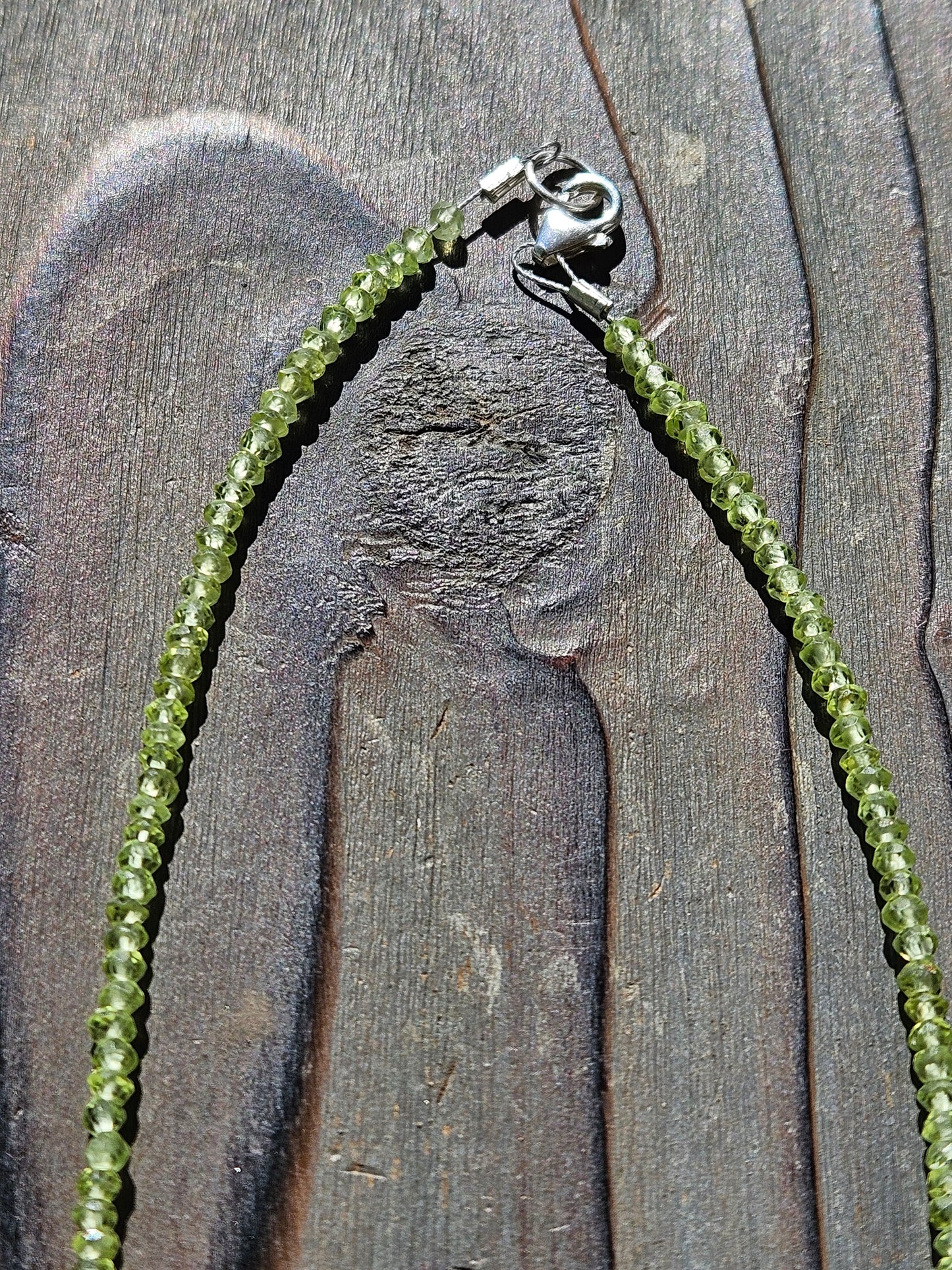 Peridot Choker Chain