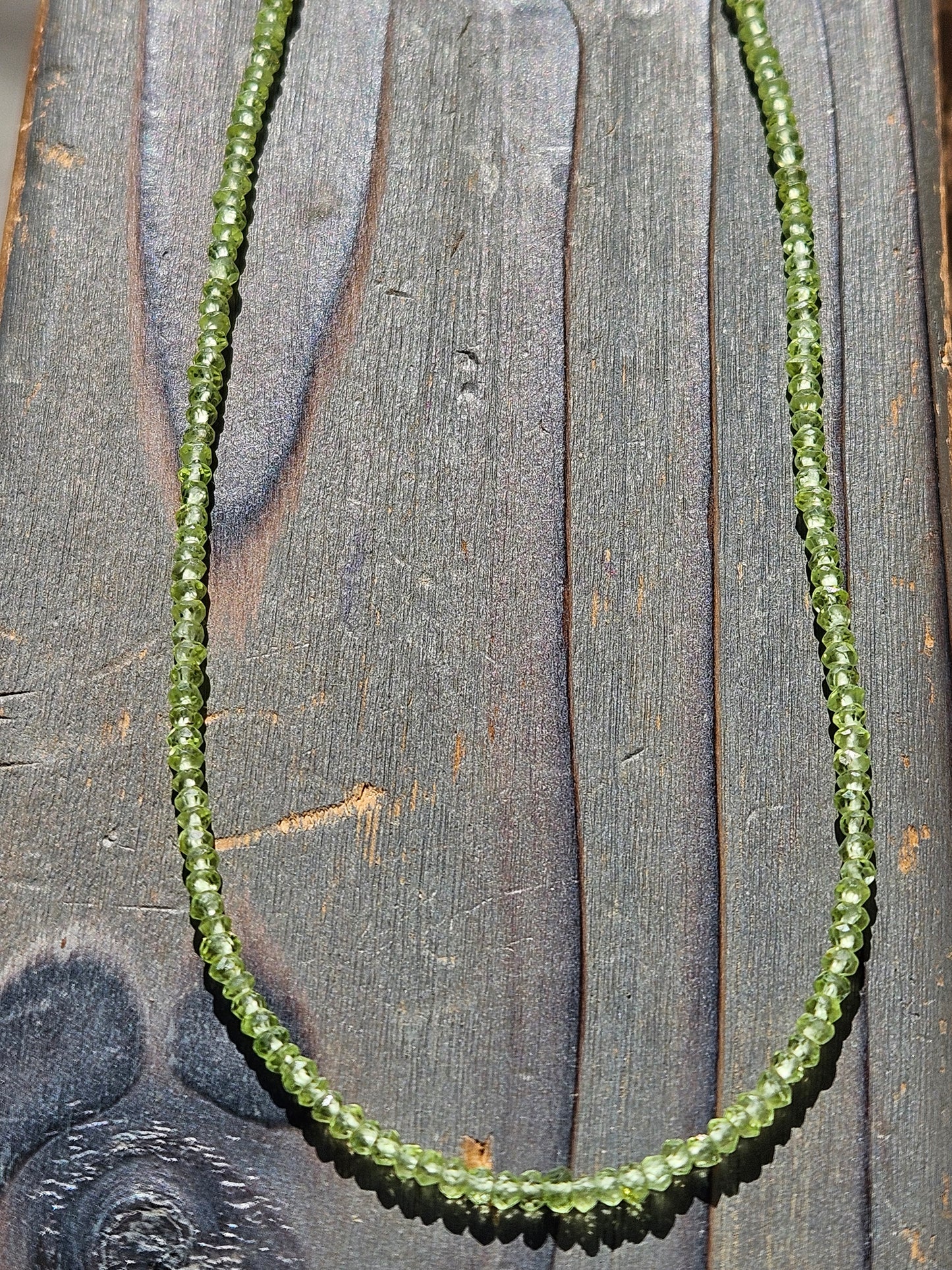 Peridot Choker Chain