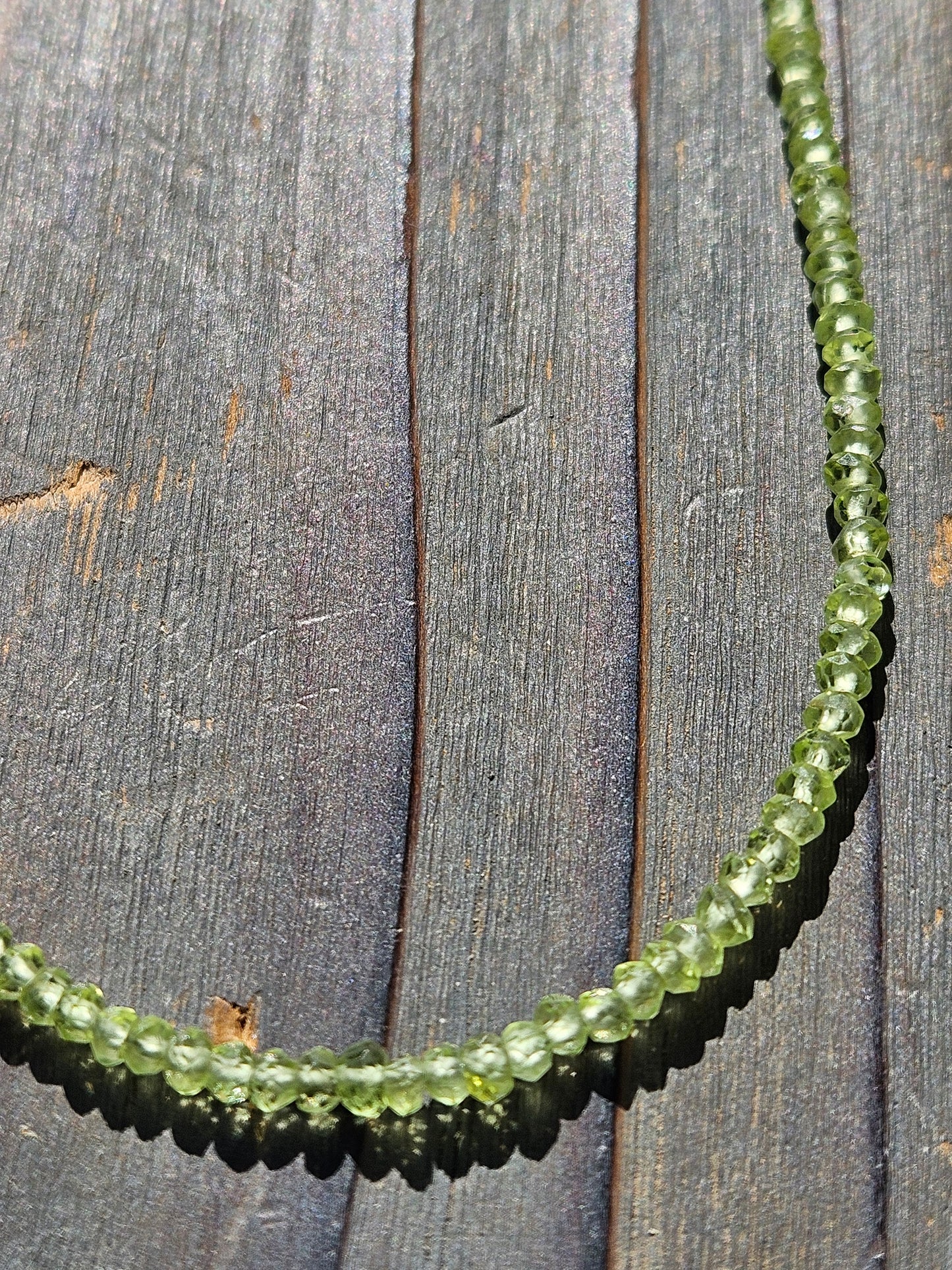 Peridot Choker Chain