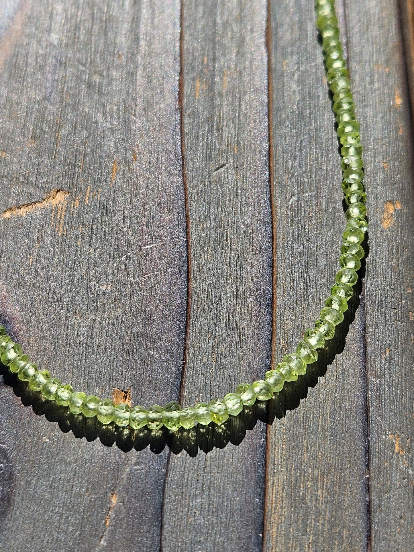 Peridot Choker Chain