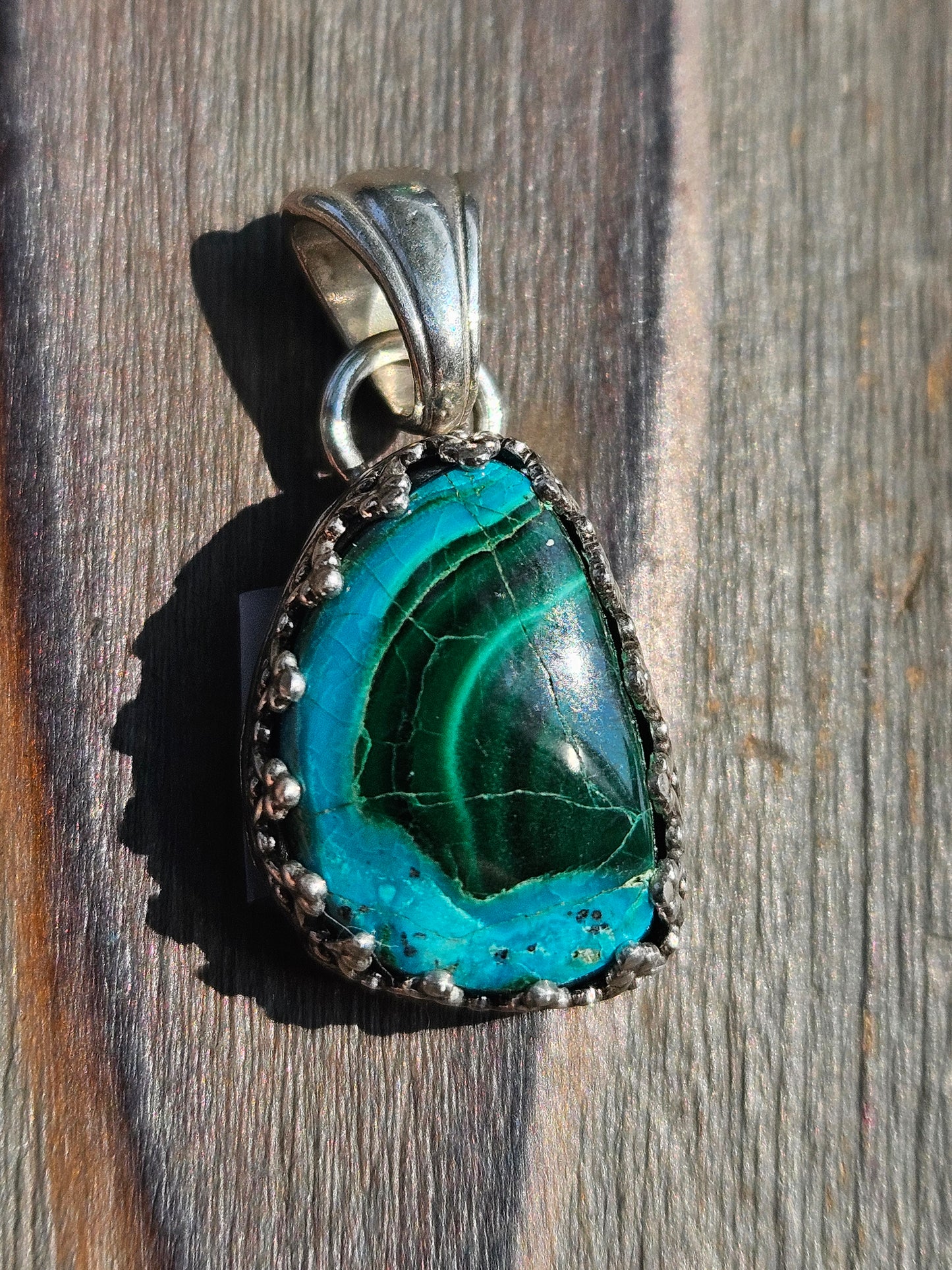 Malachite Chrysocolla Pendant