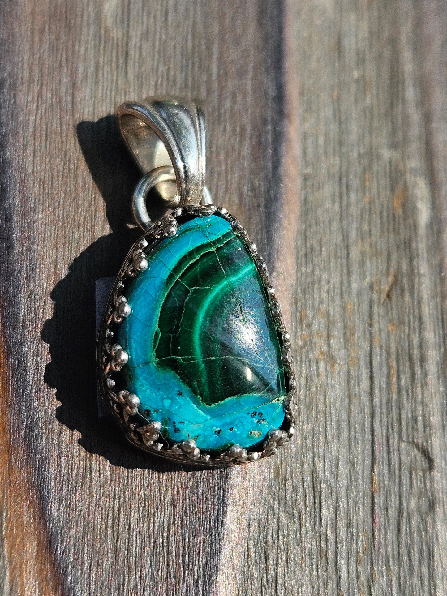 Malachite Chrysocolla Pendant