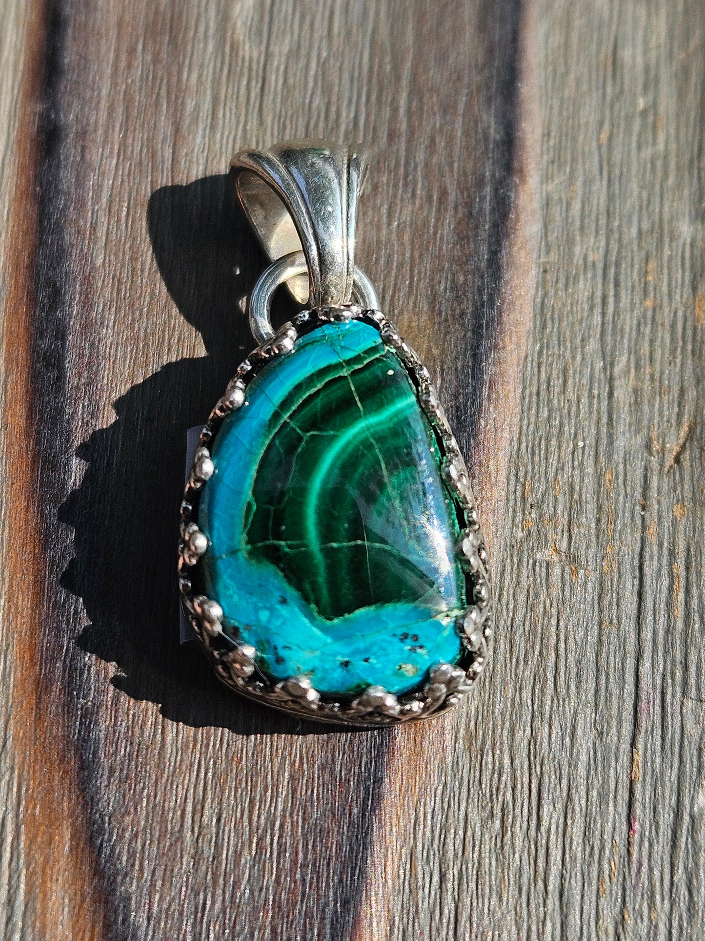 Malachite Chrysocolla Pendant