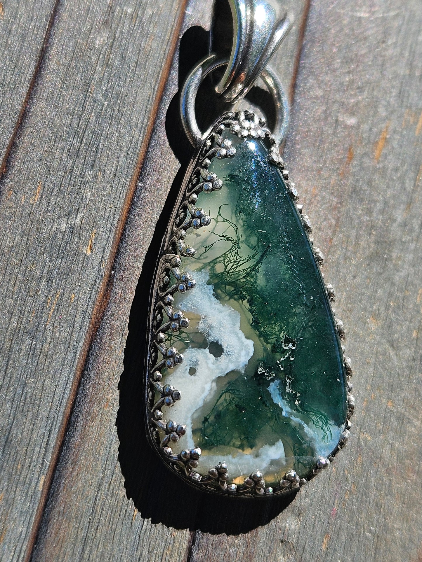 Moss Agate Pendant