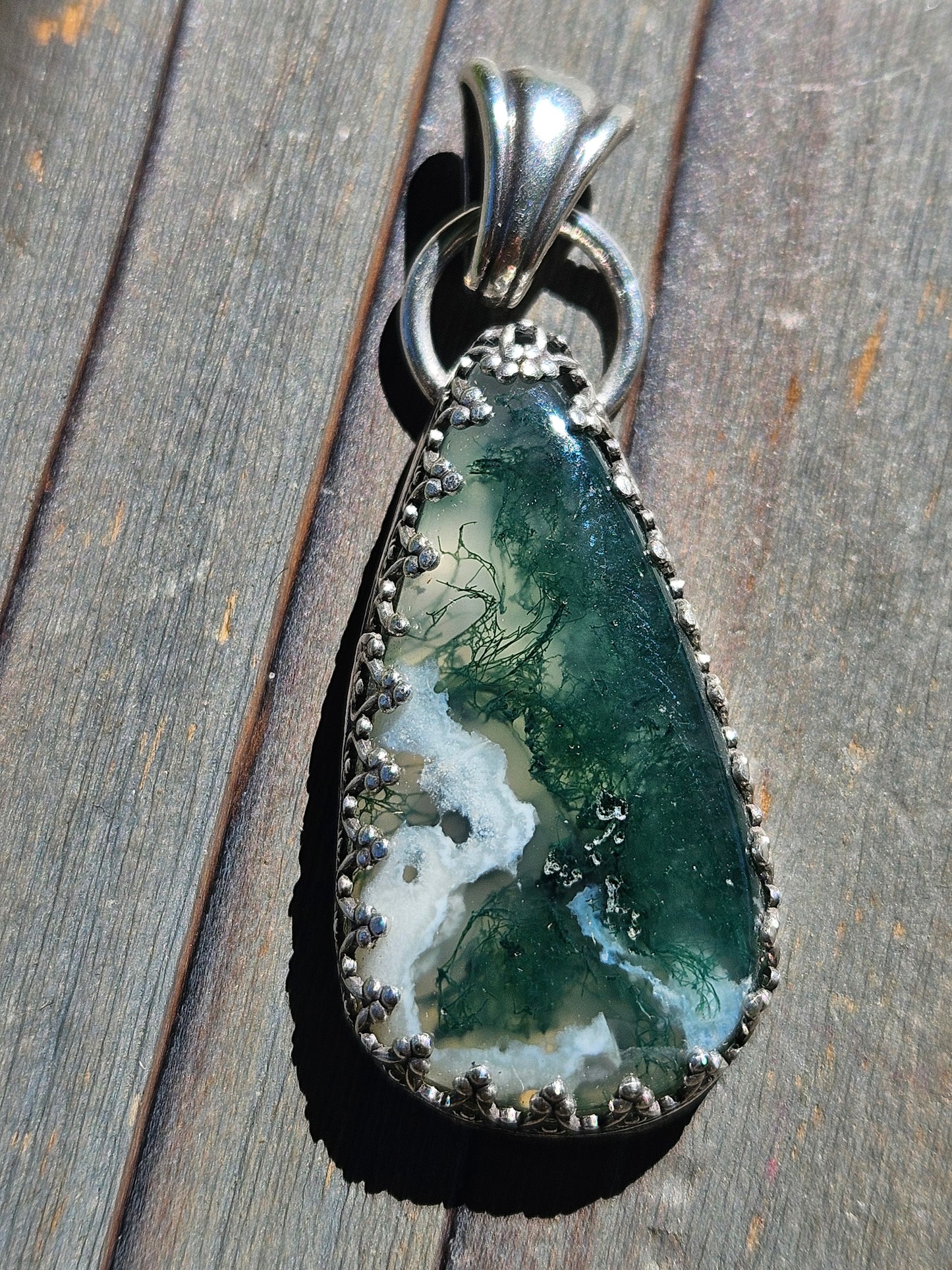 Moss Agate Pendant