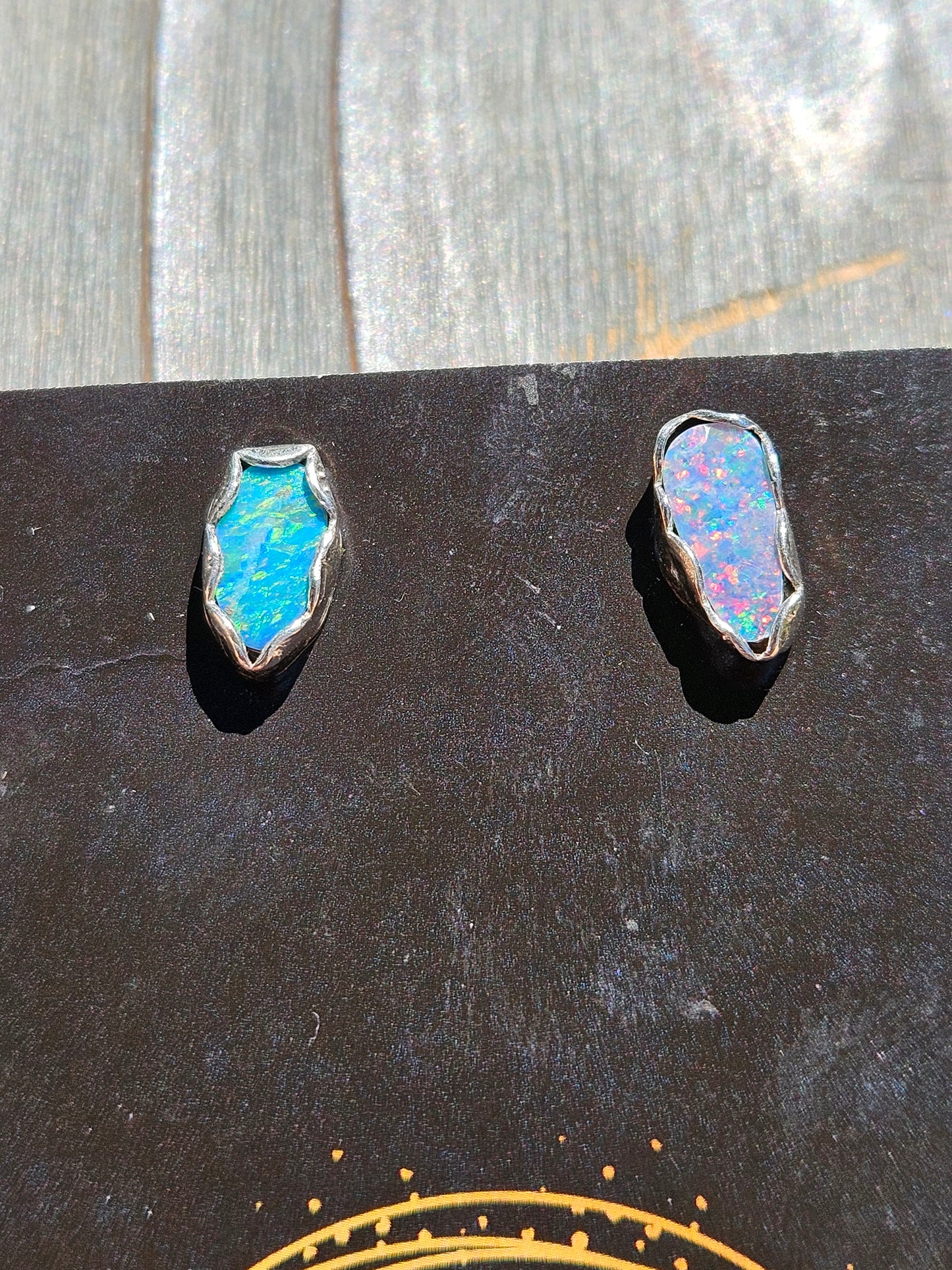 Australian Opal Stud Earrings