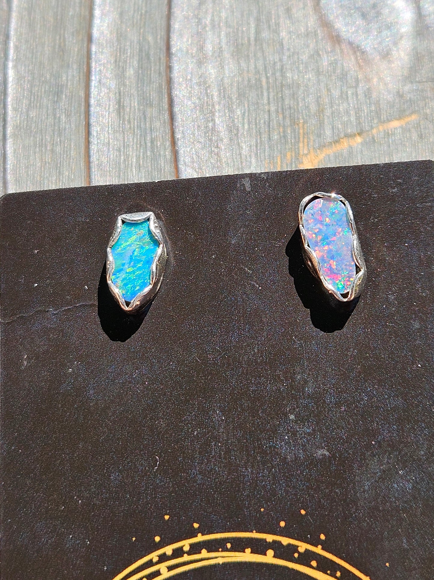 Australian Opal Stud Earrings